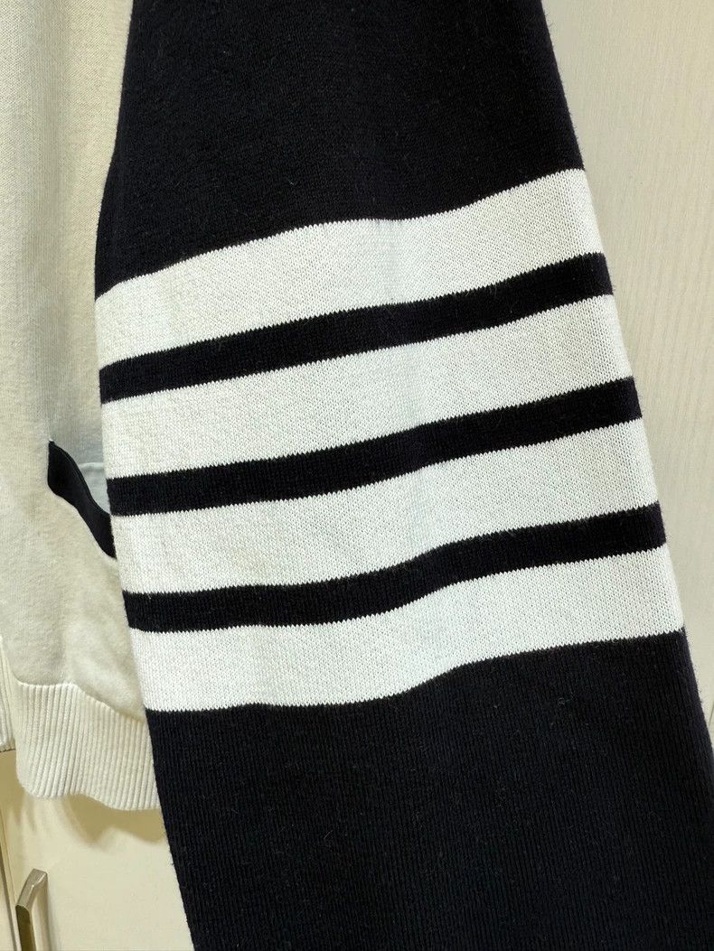 Thom Browne Rare Thom Browne Black White Cardigan-dmc Size US M / EU 48-50 / 2 - 5 Thumbnail