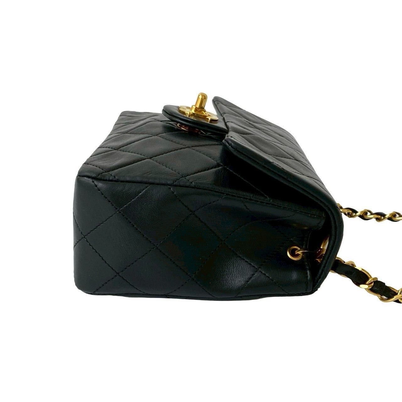 Chanel Chanel Shoulder Bag Black Leather Size ONE SIZE - 6 Thumbnail