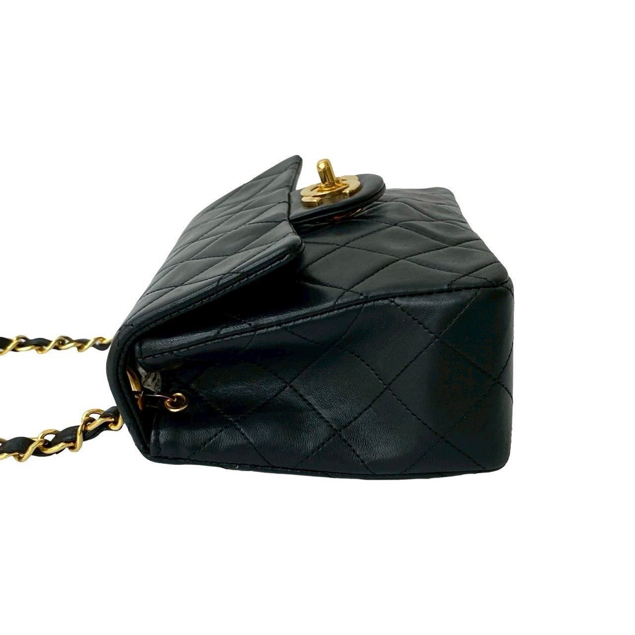 Chanel Chanel Shoulder Bag Black Leather Size ONE SIZE - 5 Thumbnail