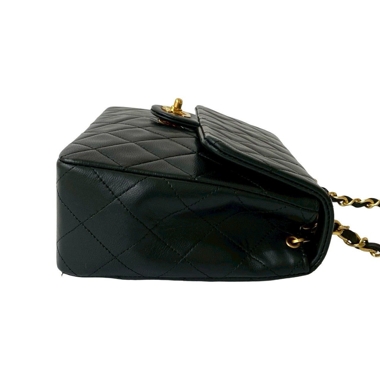 Chanel Chanel Shoulder Bag Black Leather Size ONE SIZE - 6 Thumbnail