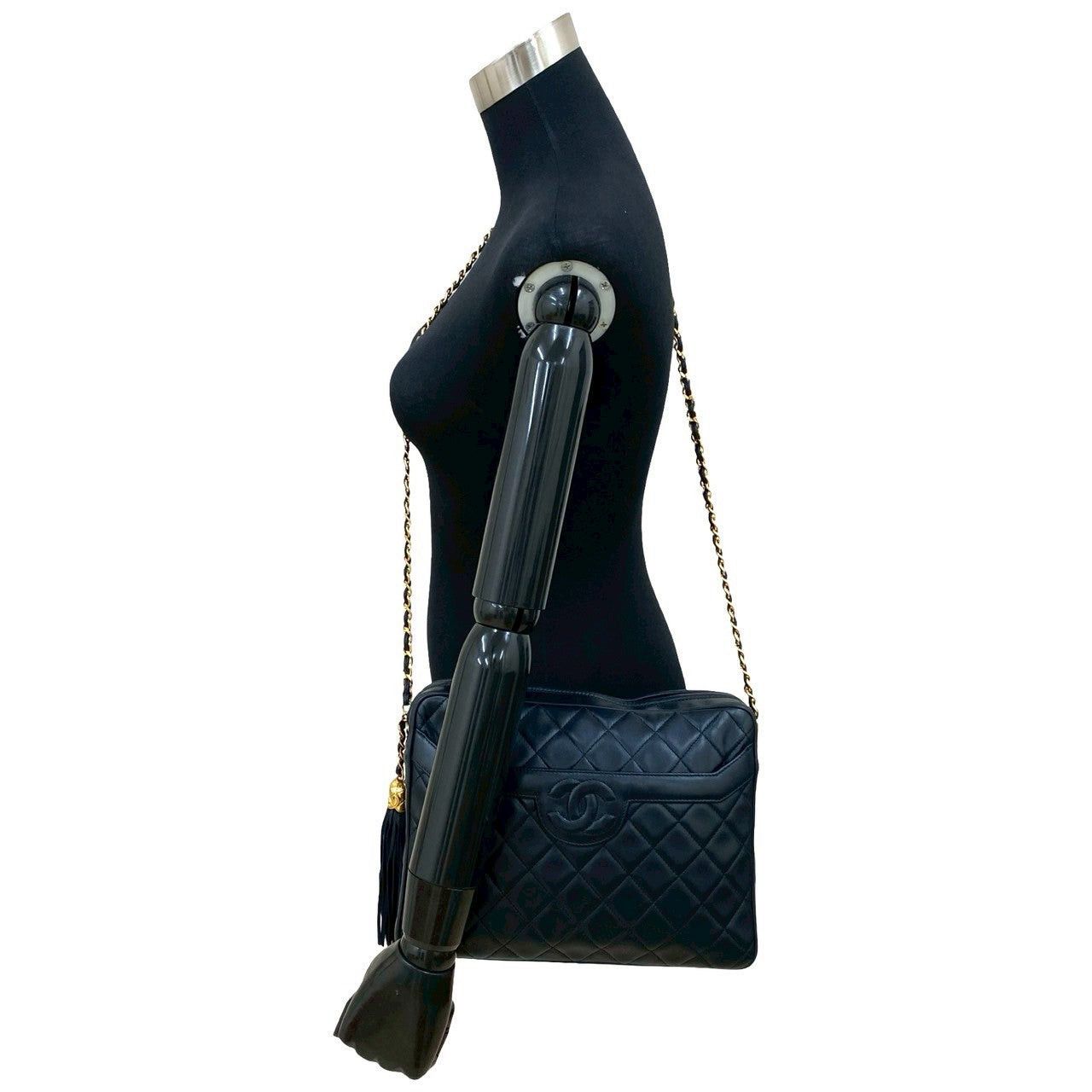 Chanel Chanel Shoulder Bag Blue Leather Size ONE SIZE - 2 Thumbnail