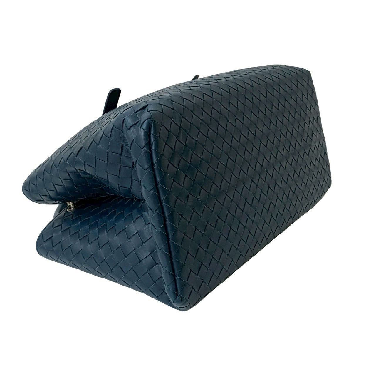 Bottega Veneta Bottega Veneta Shoulder Bag Blue Leather Size ONE SIZE - 7 Thumbnail
