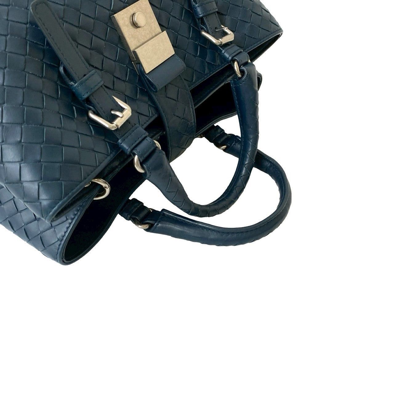 Bottega Veneta Bottega Veneta Shoulder Bag Blue Leather Size ONE SIZE - 4 Thumbnail
