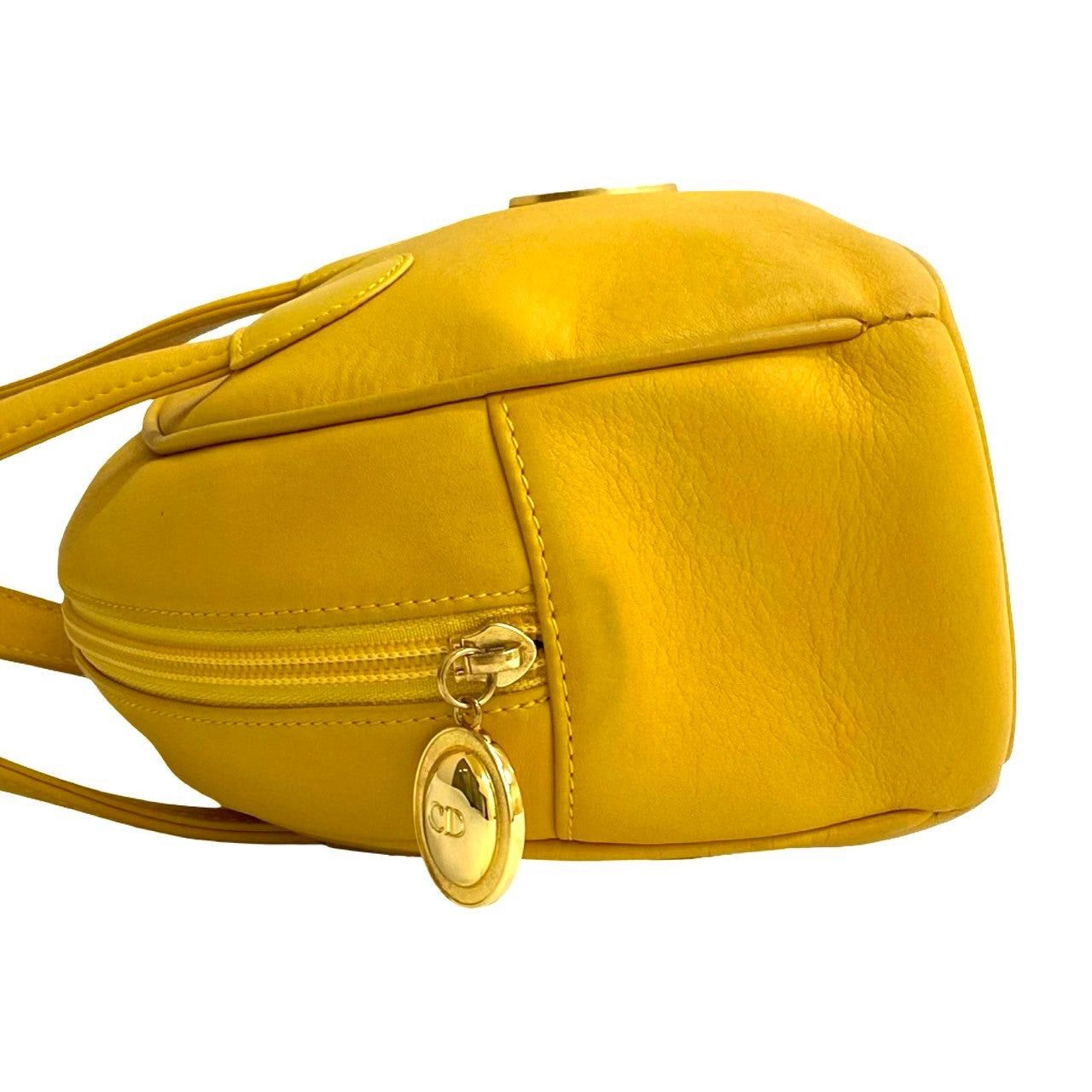 Dior Dior Handbag Yellow Leather Size ONE SIZE - 5 Thumbnail