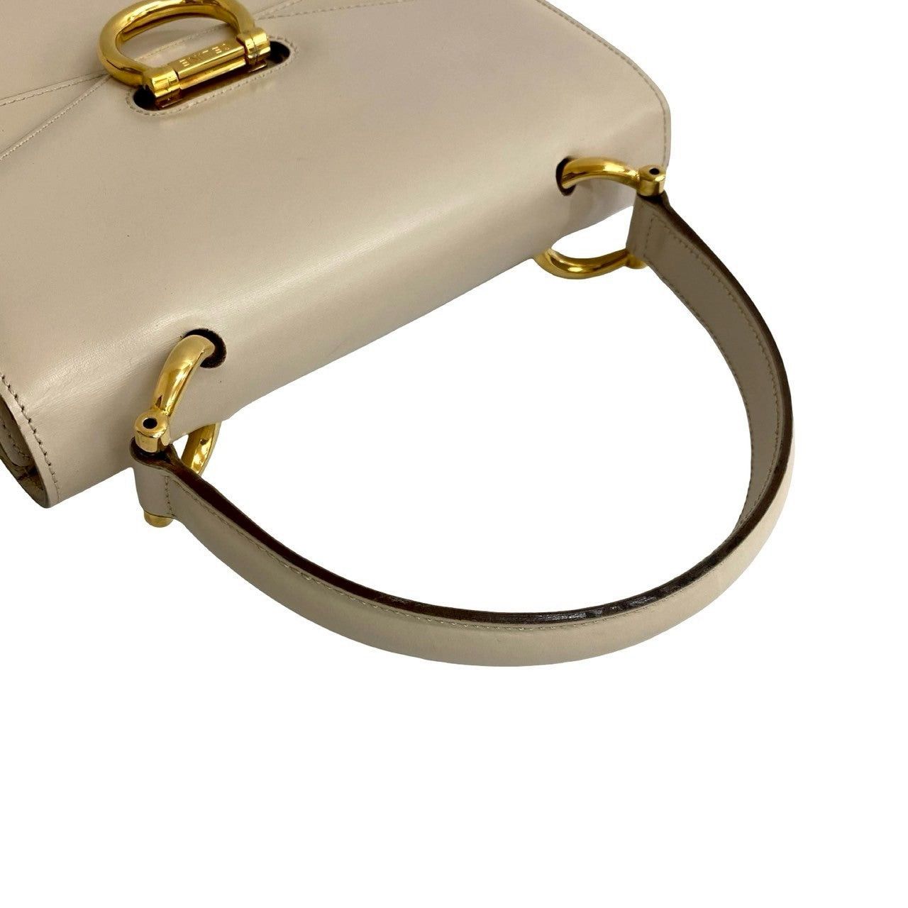 Celine Celine Handbag White Leather Size ONE SIZE - 4 Thumbnail