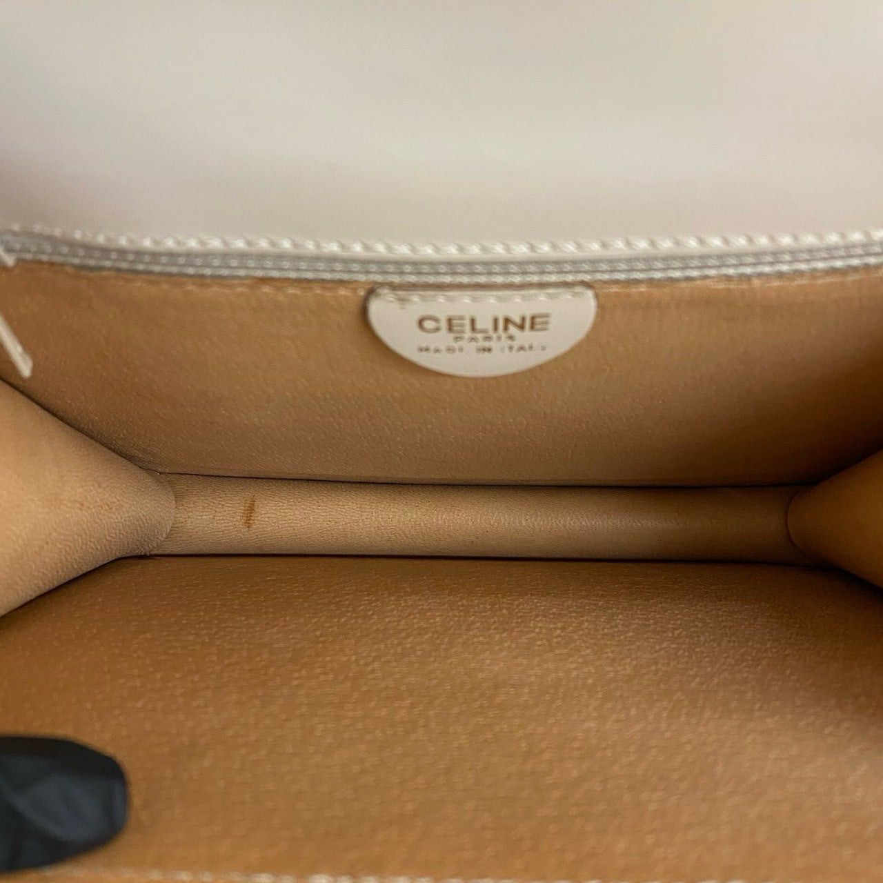 Celine Celine Handbag White Leather Size ONE SIZE - 9 Thumbnail