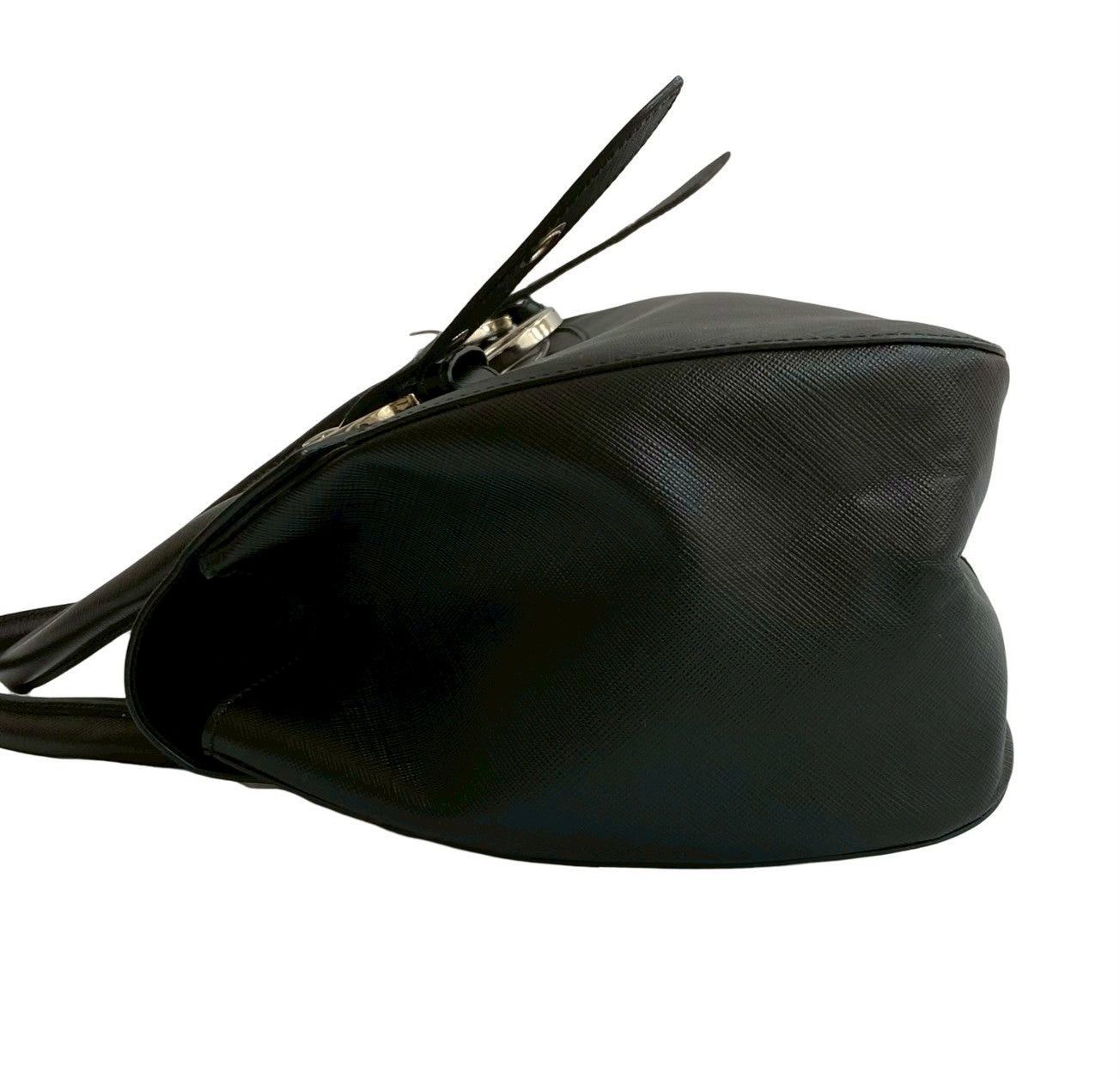 Salvatore Ferragamo Salvatore Ferragamo Handbag Black Leather Size ONE SIZE - 5 Thumbnail