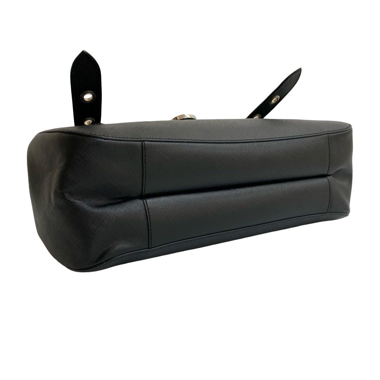 Salvatore Ferragamo Salvatore Ferragamo Handbag Black Leather Size ONE SIZE - 7 Thumbnail