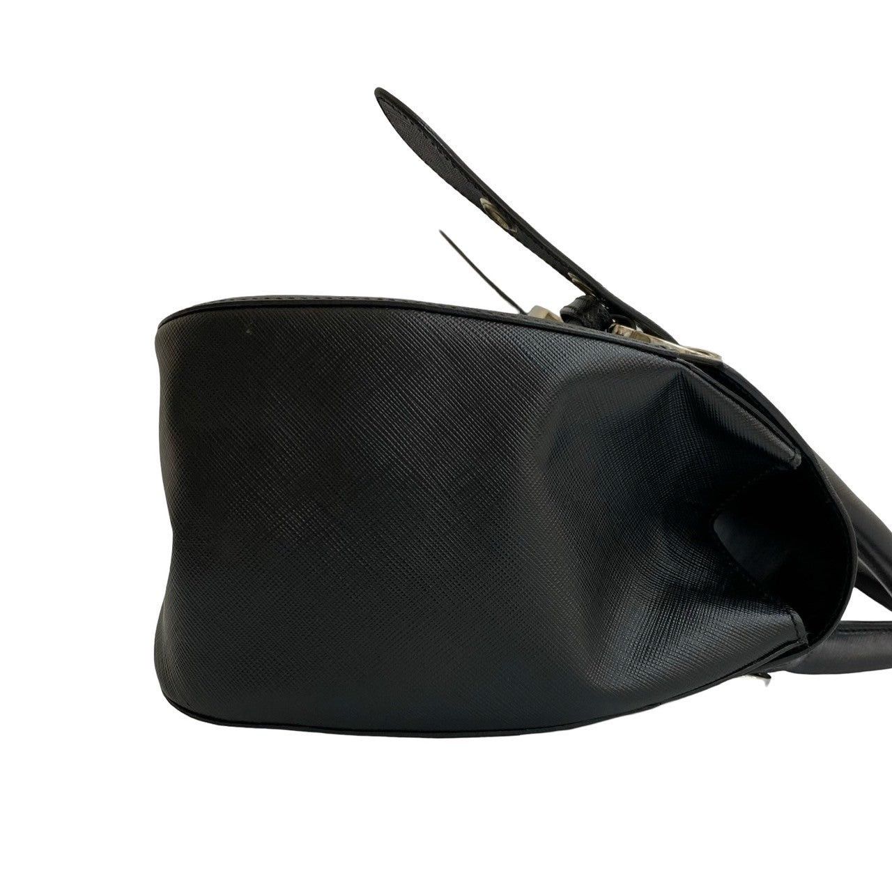 Salvatore Ferragamo Salvatore Ferragamo Handbag Black Leather Size ONE SIZE - 6 Thumbnail