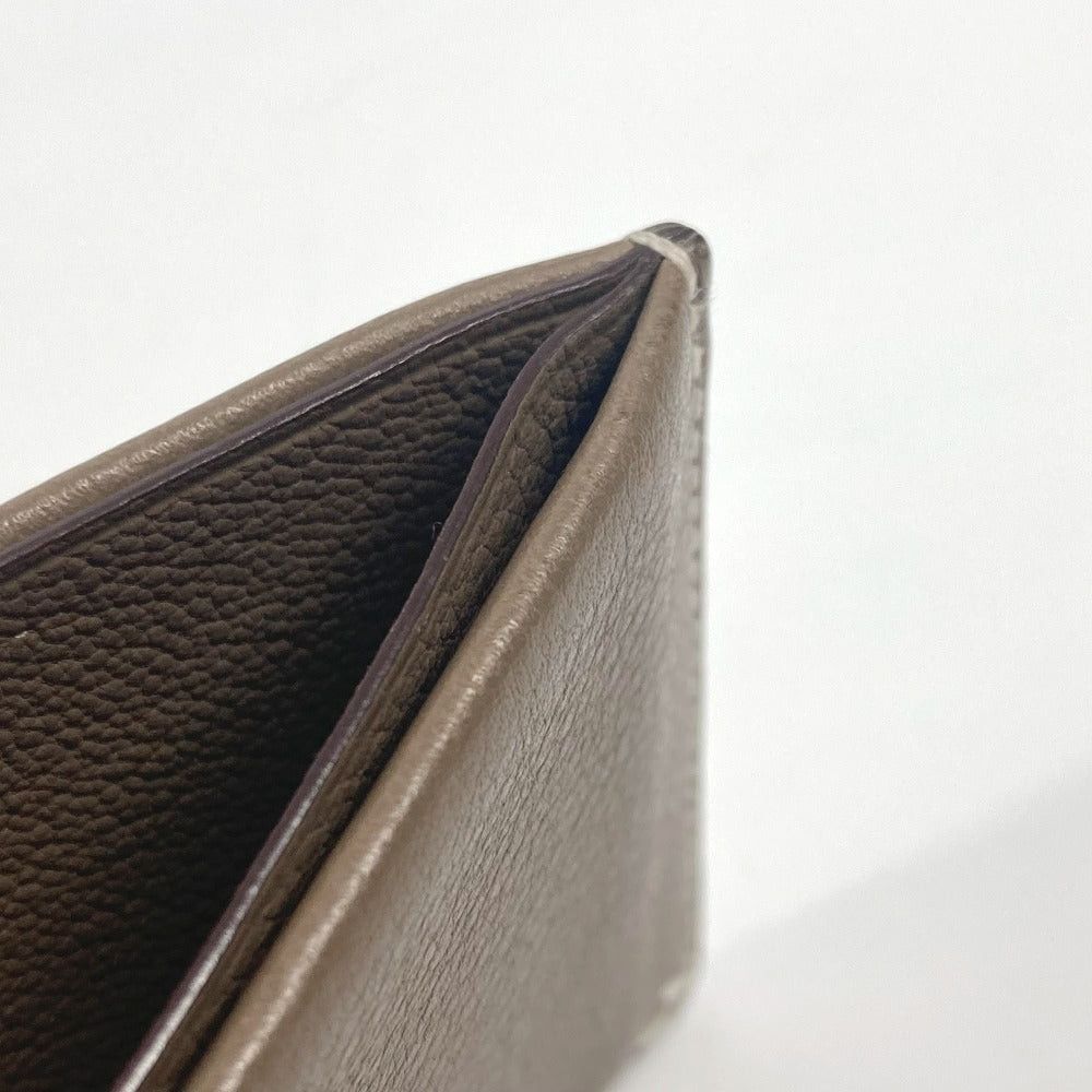 Hermes Hermes H Serie Verso Card Case Holder For A Season Ticket Leather Unisex Ethupe Beige Size ONE SIZE - 12 Thumbnail