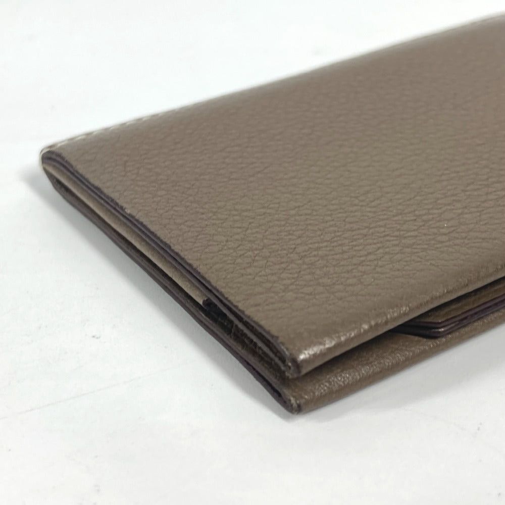 Hermes Hermes H Serie Verso Card Case Holder For A Season Ticket Leather Unisex Ethupe Beige Size ONE SIZE - 7 Thumbnail