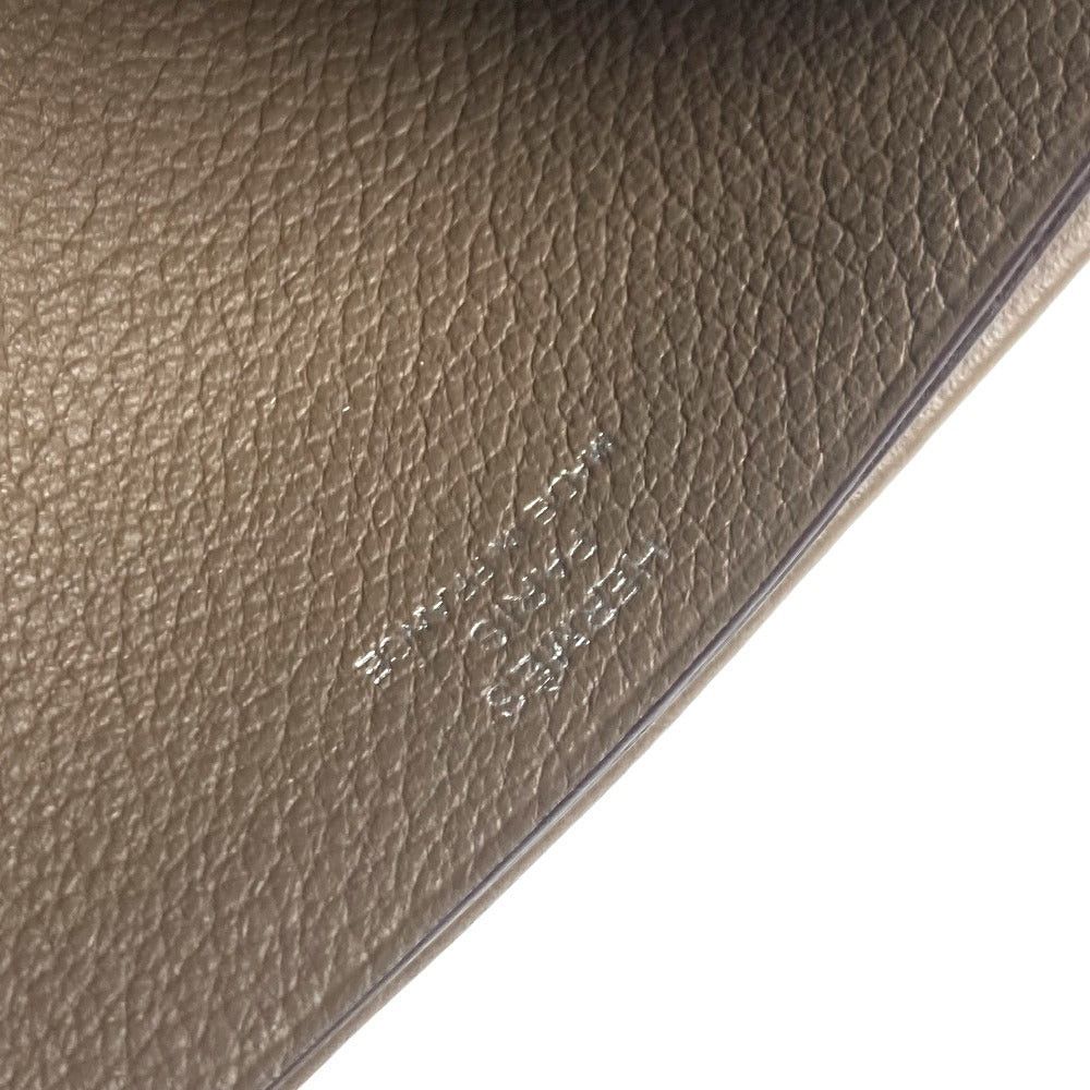 Hermes Hermes H Serie Verso Card Case Holder For A Season Ticket Leather Unisex Ethupe Beige Size ONE SIZE - 9 Thumbnail