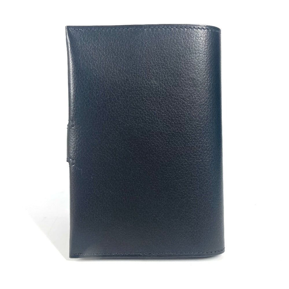 Hermes Hermes Rms Logo Passport Cover Stationery Case Leather Unisex Black Size ONE SIZE - 2 Thumbnail