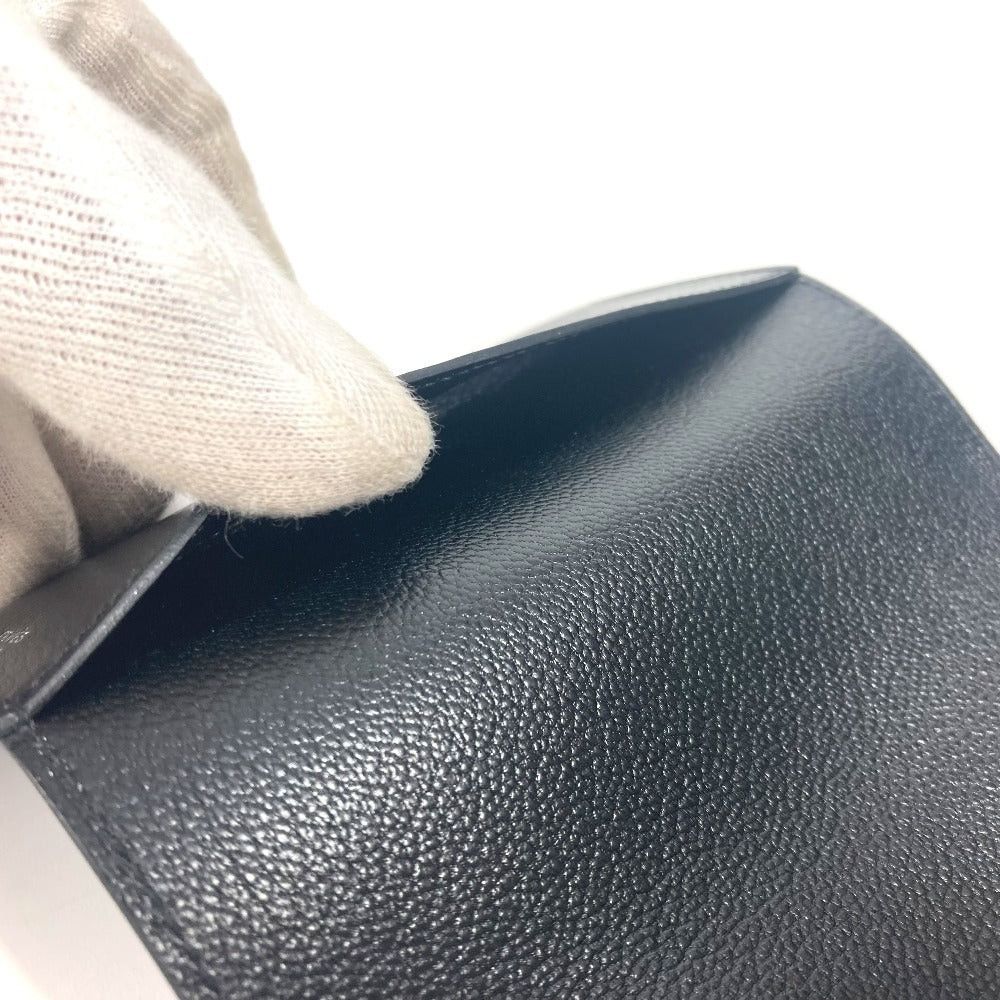 Hermes Hermes Rms Logo Passport Cover Stationery Case Leather Unisex Black Size ONE SIZE - 12 Thumbnail