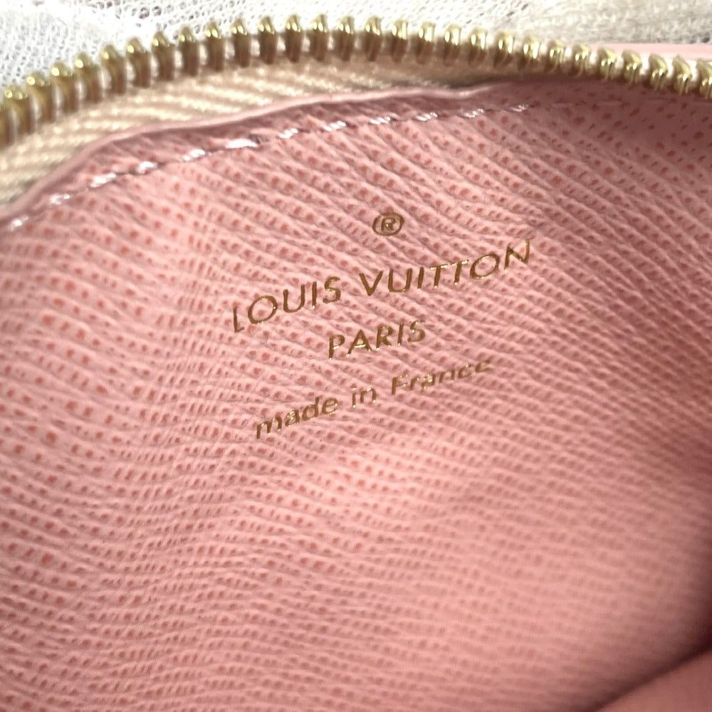 Louis Vuitton N60498 Damier Azul Porte Culte Recteve Card Case Holder For A Season Ticket Wallet Fragment Coin Purse Azur Canvas Unisex Pink