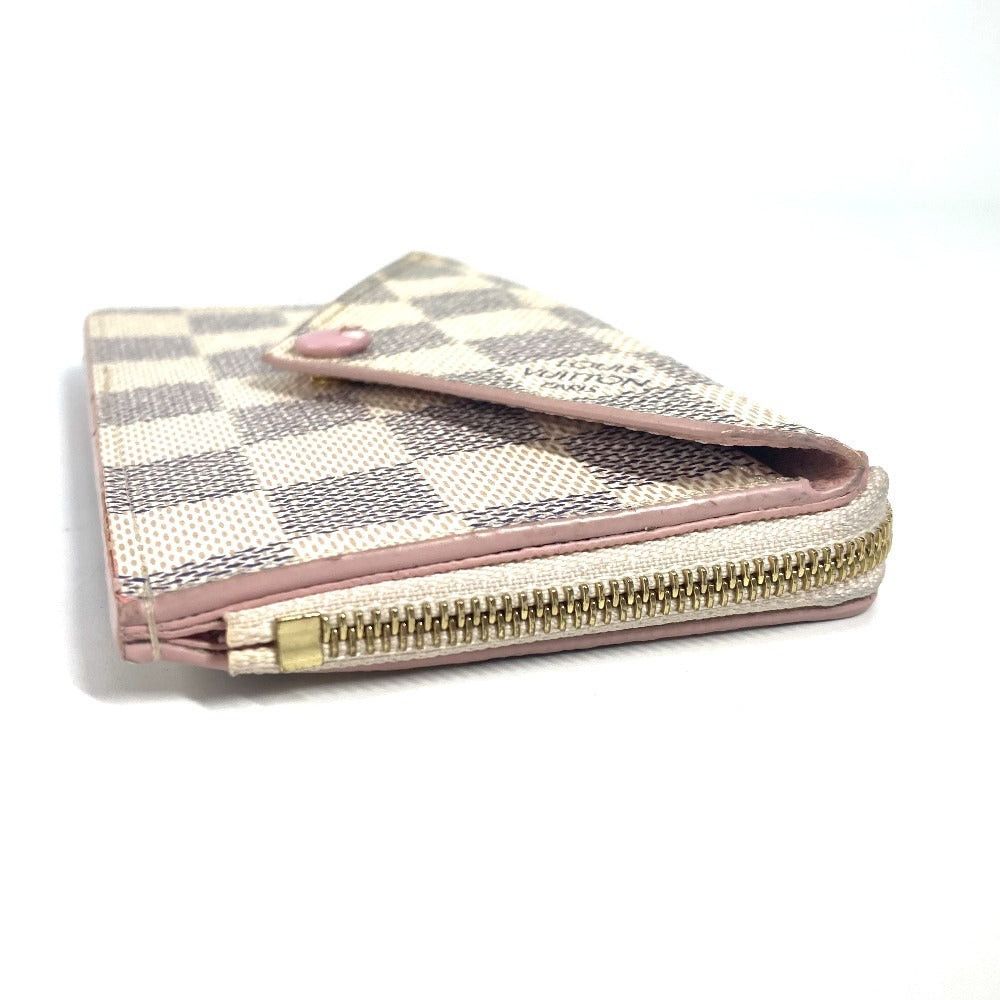 Louis Vuitton N60498 Damier Azul Porte Culte Recteve Card Case Holder For A Season Ticket Wallet Fragment Coin Purse Azur Canvas Unisex Pink