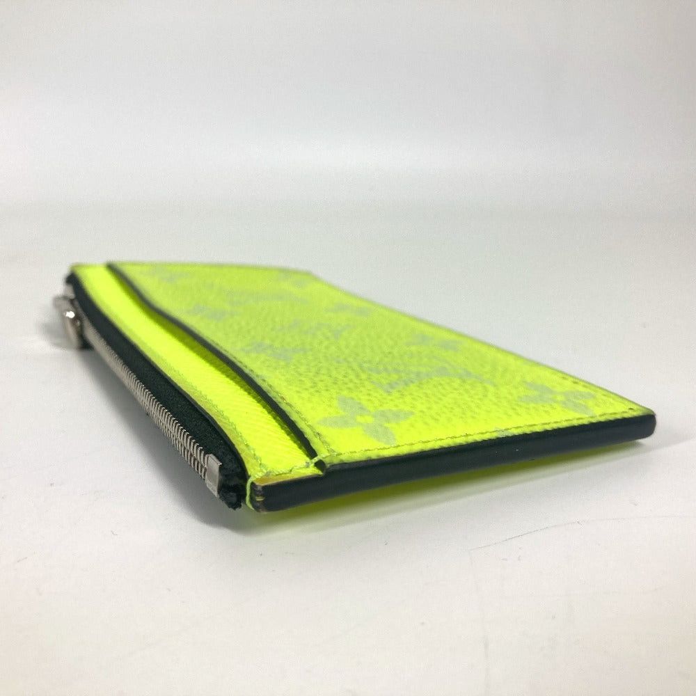 Louis Vuitton Louis Vuitton M30950 Tigers Llama Coin Card Holder Case For A Season Ticket Wallet Fragment Purse Taiga Leather Unisex Yellow Size ONE SIZE - 2 Thumbnail
