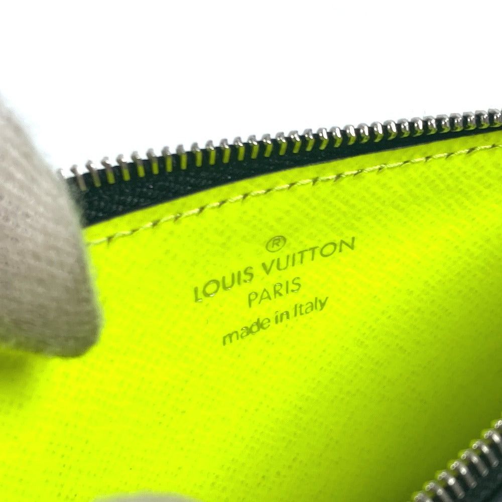 Louis Vuitton Louis Vuitton M30950 Tigers Llama Coin Card Holder Case For A Season Ticket Wallet Fragment Purse Taiga Leather Unisex Yellow Size ONE SIZE - 7 Thumbnail
