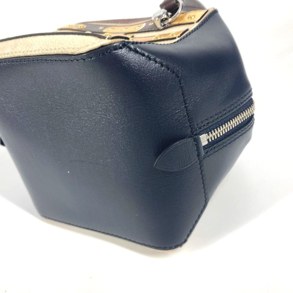 Louis Vuitton Louis Vuitton M52350 Tromp Rouille (Unit Of Radioactivity) Chain Bag 2 Way Shoulder Shawl Briefcase Handbag Leather Women Navy Size ONE SIZE - 7 Thumbnail