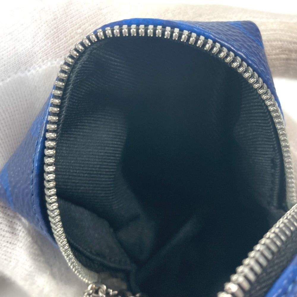 Louis Vuitton Louis Vuitton M69309 Tigers Llama Porte-Crée Pouch Bag Charm Keychain Taiga Leather Unisex Blue Size ONE SIZE - 14 Thumbnail