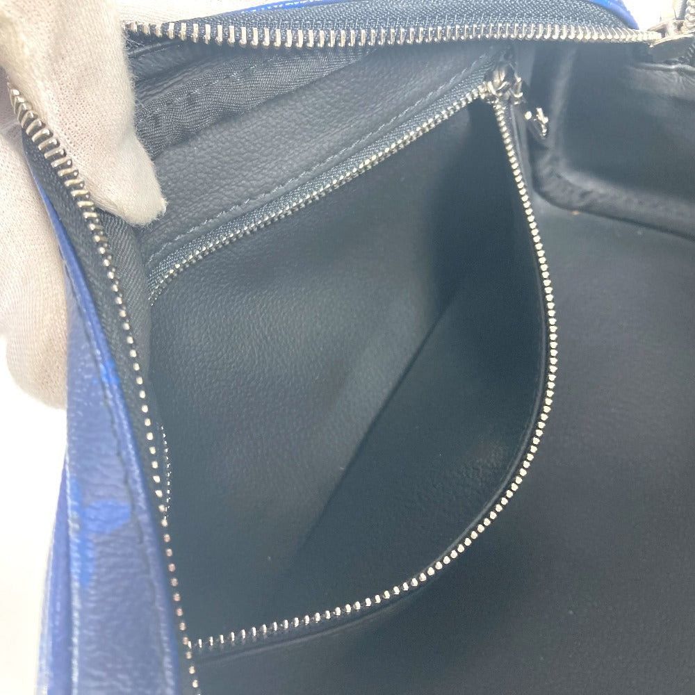 Louis Vuitton Louis Vuitton M30849 Tigers Llama Dopp Kit Pouch Handbag Clutch Bag Zippered Carrying Case Taiga Leather Unisex Blue Size ONE SIZE - 14 Thumbnail