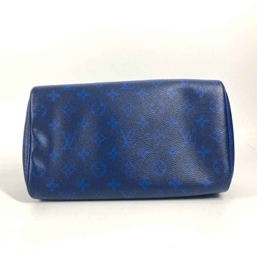 Louis Vuitton Louis Vuitton M30849 Tigers Llama Dopp Kit Pouch Handbag Clutch Bag Zippered Carrying Case Taiga Leather Unisex Blue Size ONE SIZE - 5 Thumbnail