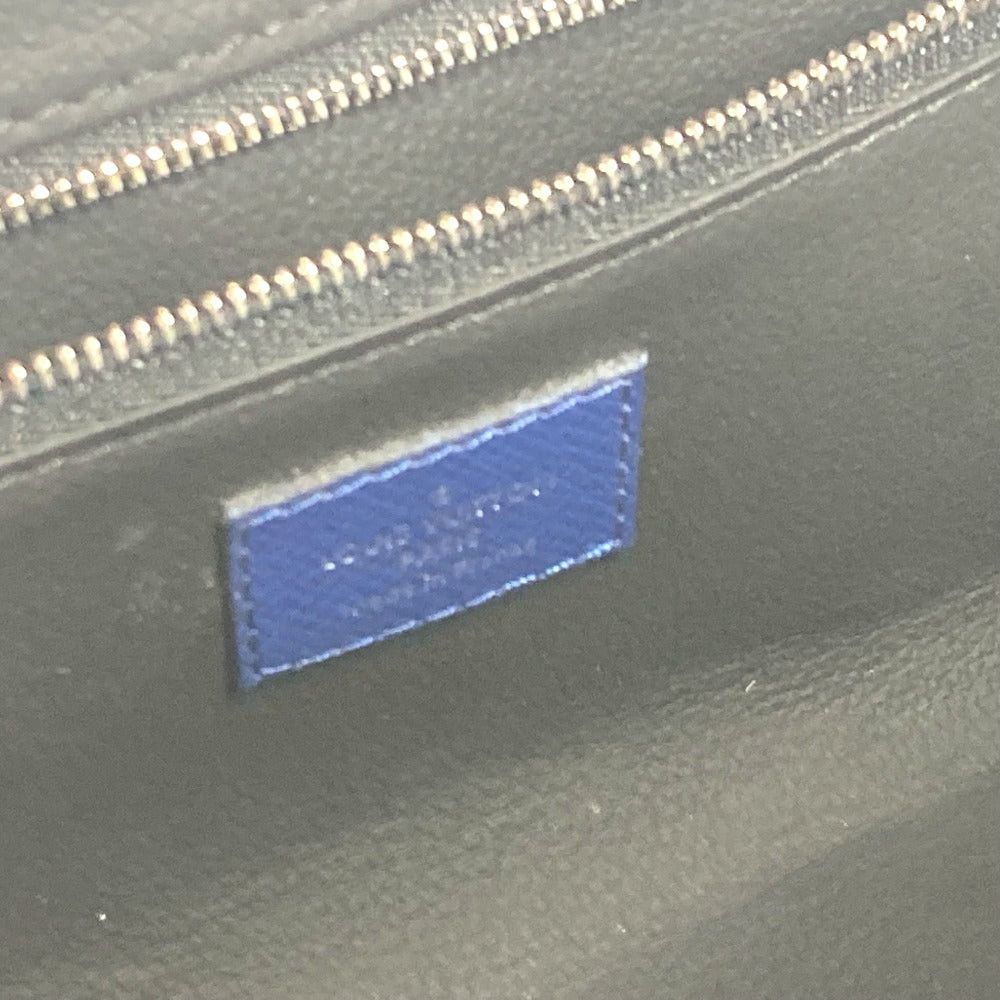 Louis Vuitton Louis Vuitton M30849 Tigers Llama Dopp Kit Pouch Handbag Clutch Bag Zippered Carrying Case Taiga Leather Unisex Blue Size ONE SIZE - 12 Thumbnail