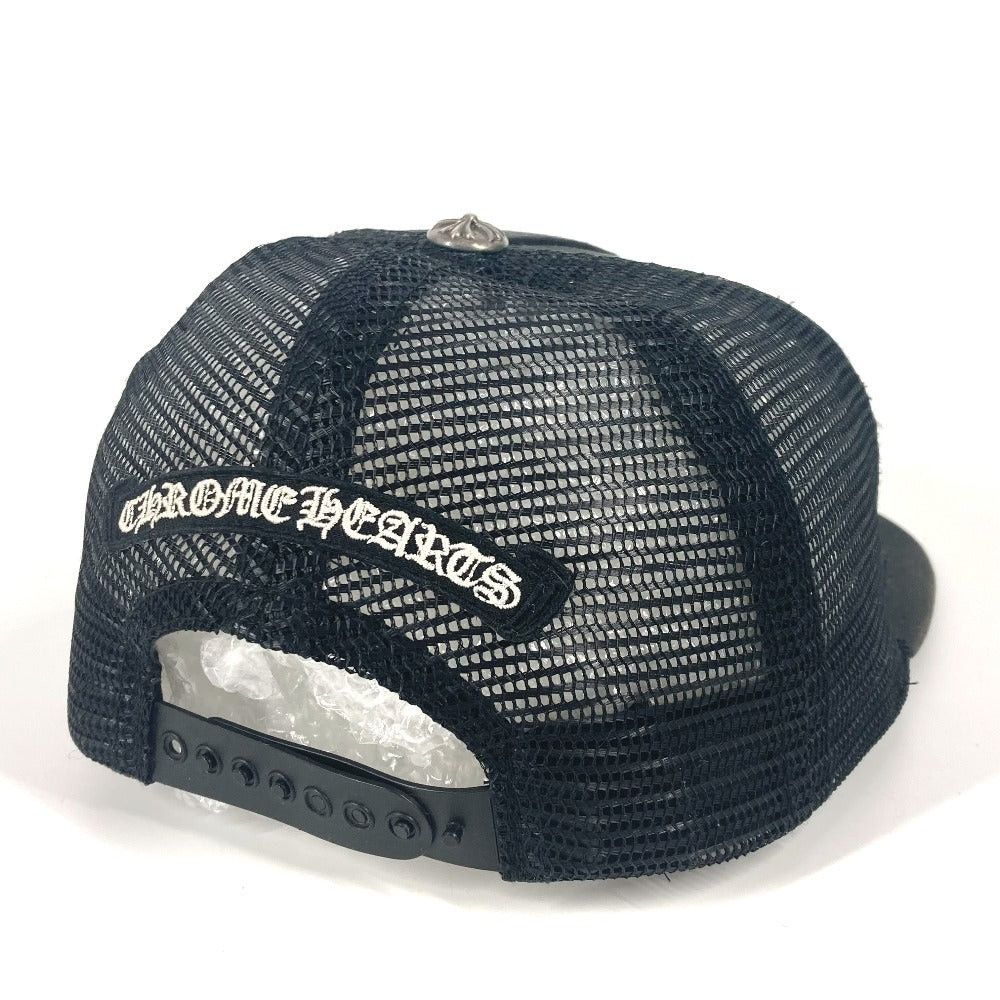 Chrome Hearts Chrome Hearts Logo Chapeau Cap Baseball Cotton Unisex Black Size ONE SIZE - 4 Thumbnail