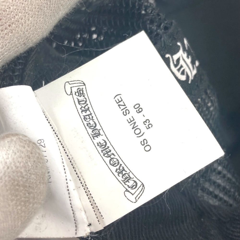 Chrome Hearts Chrome Hearts Logo Chapeau Cap Baseball Cotton Unisex Black Size ONE SIZE - 15 Thumbnail