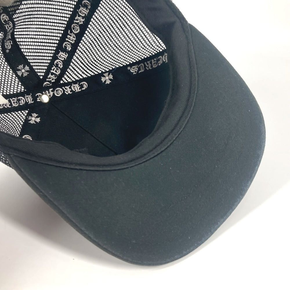 Chrome Hearts Chrome Hearts Logo Chapeau Cap Baseball Cotton Unisex Black Size ONE SIZE - 13 Thumbnail