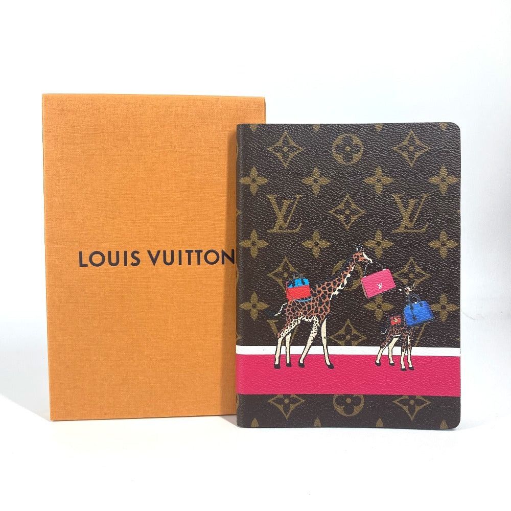 Louis Vuitton Louis Vuitton Monogram Chi Eremans Giraffe Pattern Notepad Stationery Notebook Canvas Women Brown Size ONE SIZE - 13 Thumbnail