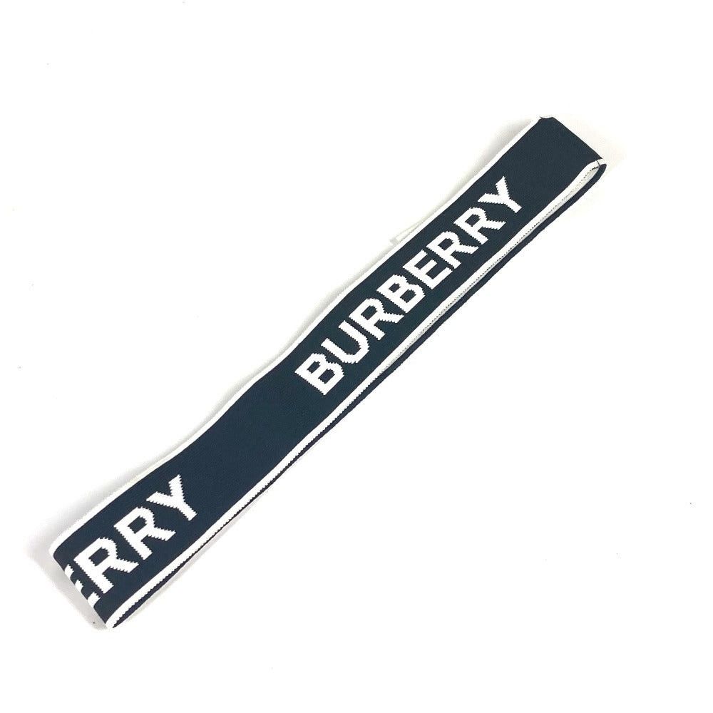 Burberry Burberry Logo Headband Accessories Hair Band Nylon Women Black Size ONE SIZE - 2 Thumbnail