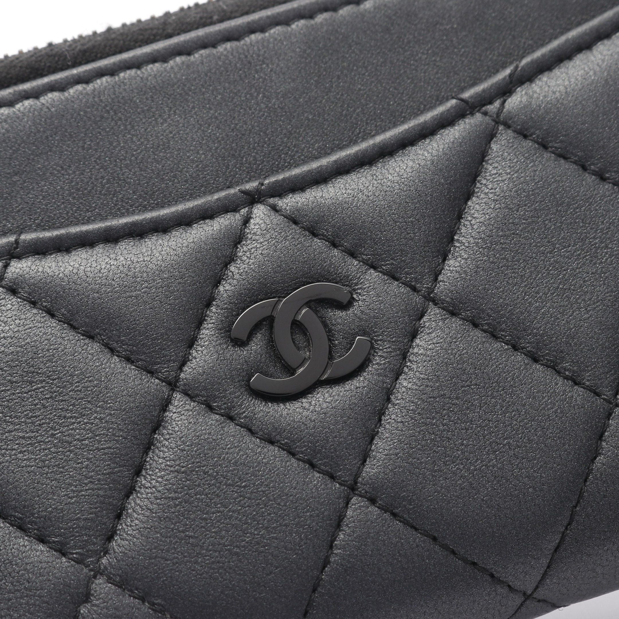 Chanel Chanel Matelasse Card Case Coin Purse Lambskin Black Hardware Size ONE SIZE - 8 Thumbnail