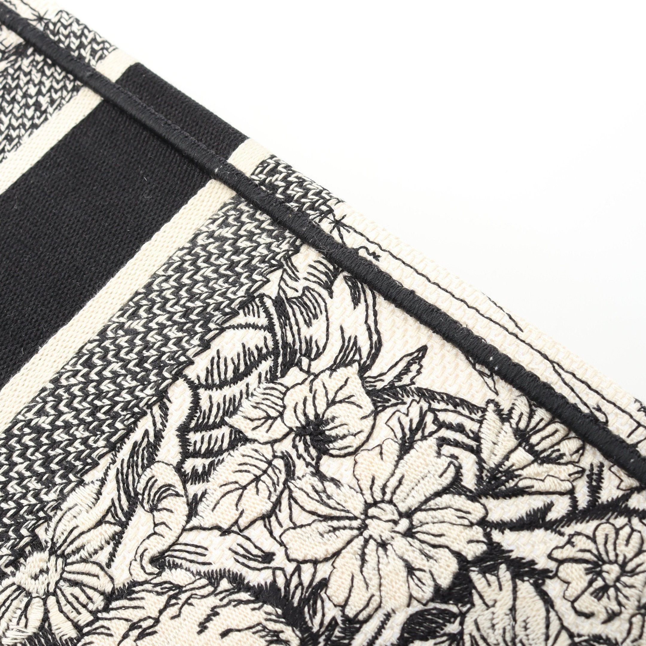 Dior Dior Book Tote Large Handbag Bag Canvas White Black Size ONE SIZE - 10 Thumbnail