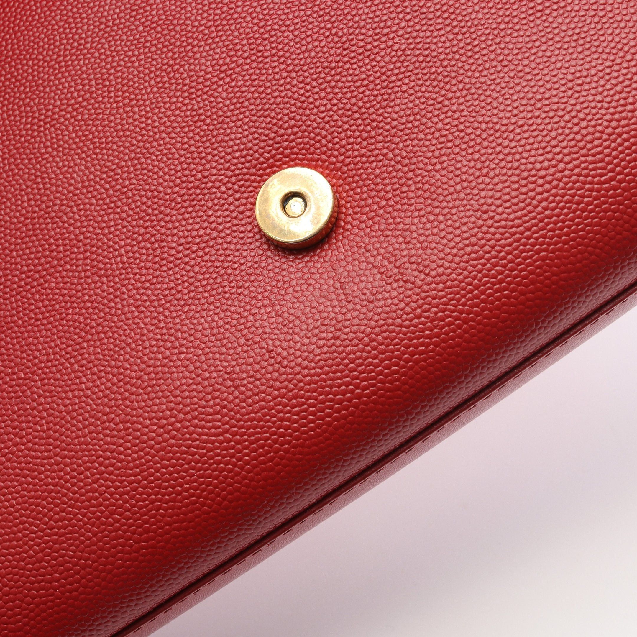 Yves Saint Laurent Yves Saint Laurent Kate Chain Shoulder Bag Leather Red Size ONE SIZE - 5 Thumbnail