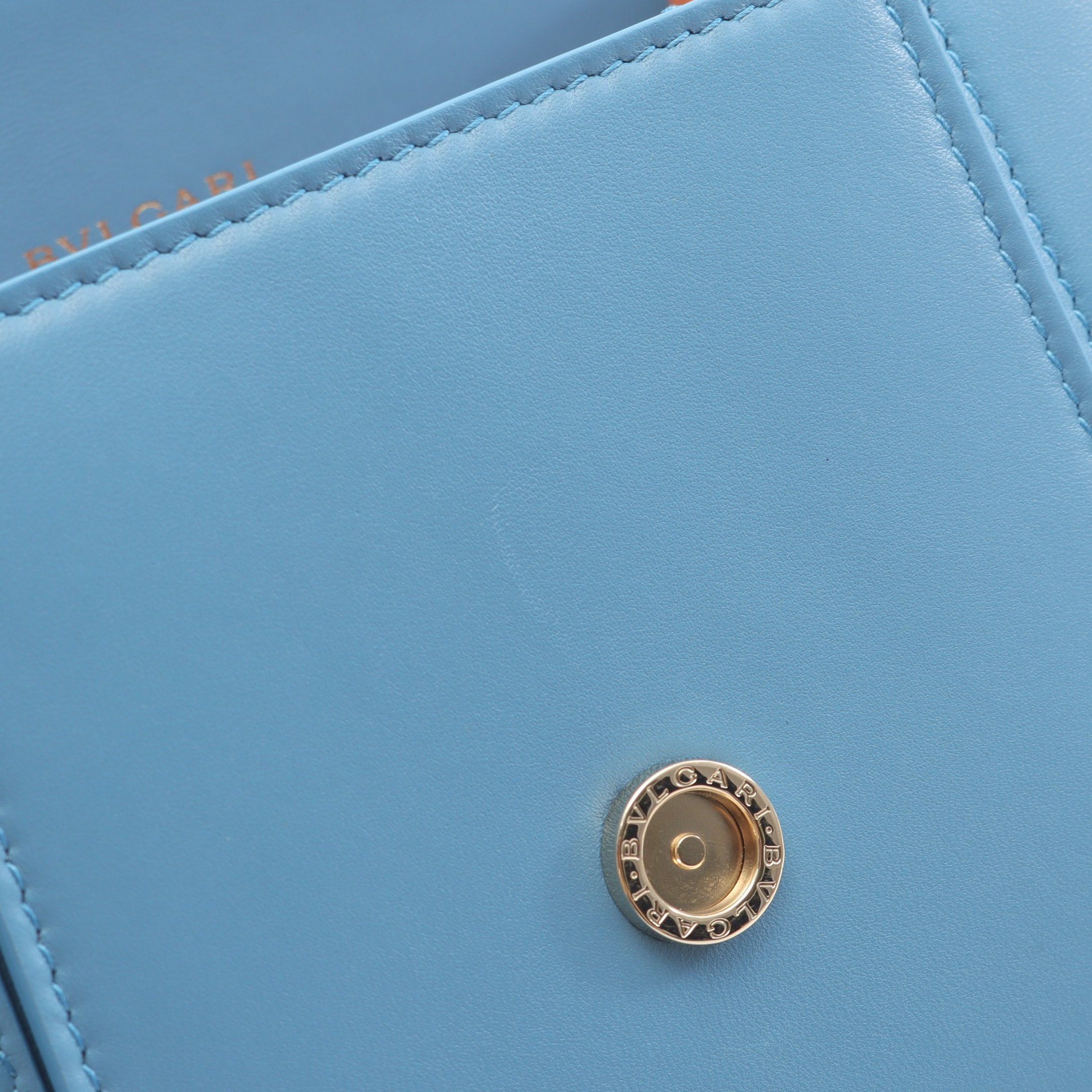 Bvlgari Bvlgari Serpenti Forever Handbag Leather Light Blue Size ONE SIZE - 9 Thumbnail