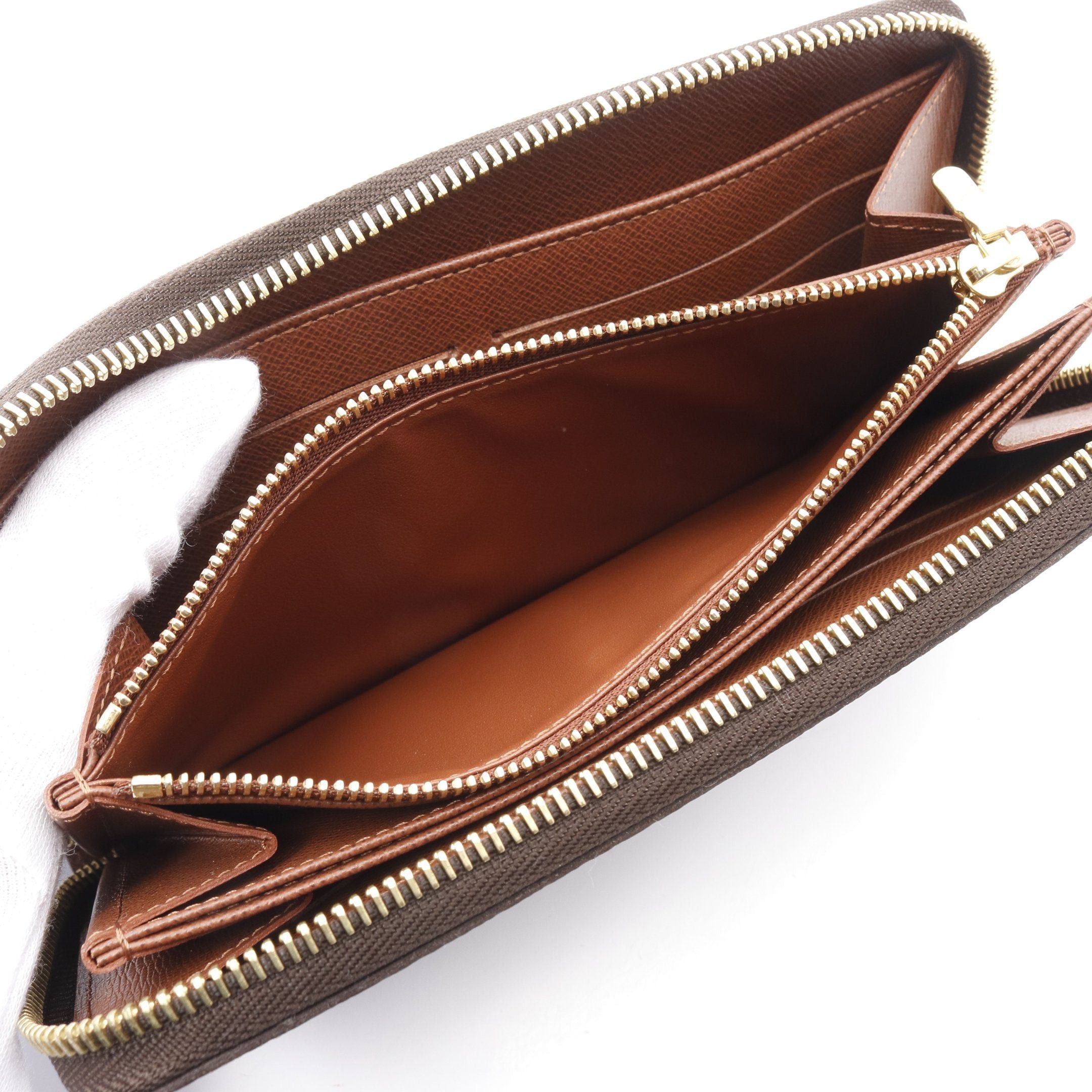 Louis Vuitton Louis Vuitton Zippy Wallet Monogram Round Zipper Long Brown Size ONE SIZE - 6 Thumbnail