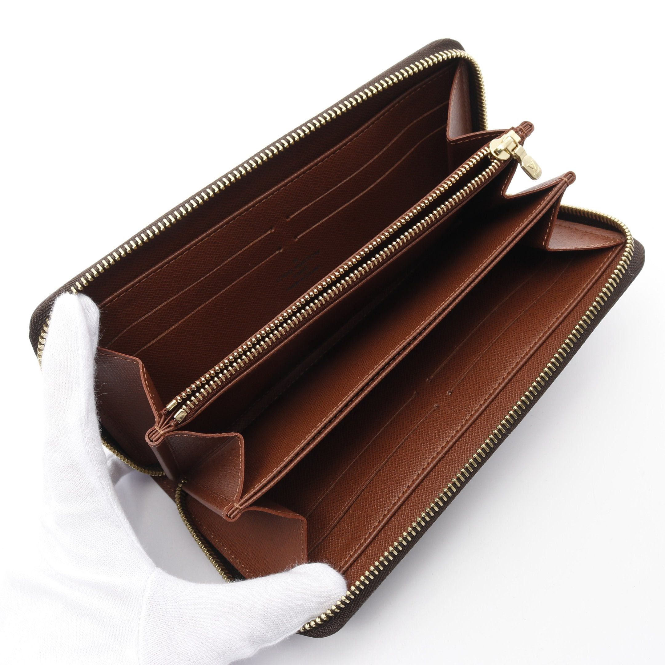 Louis Vuitton Louis Vuitton Zippy Wallet Monogram Round Zipper Long Brown Size ONE SIZE - 3 Thumbnail