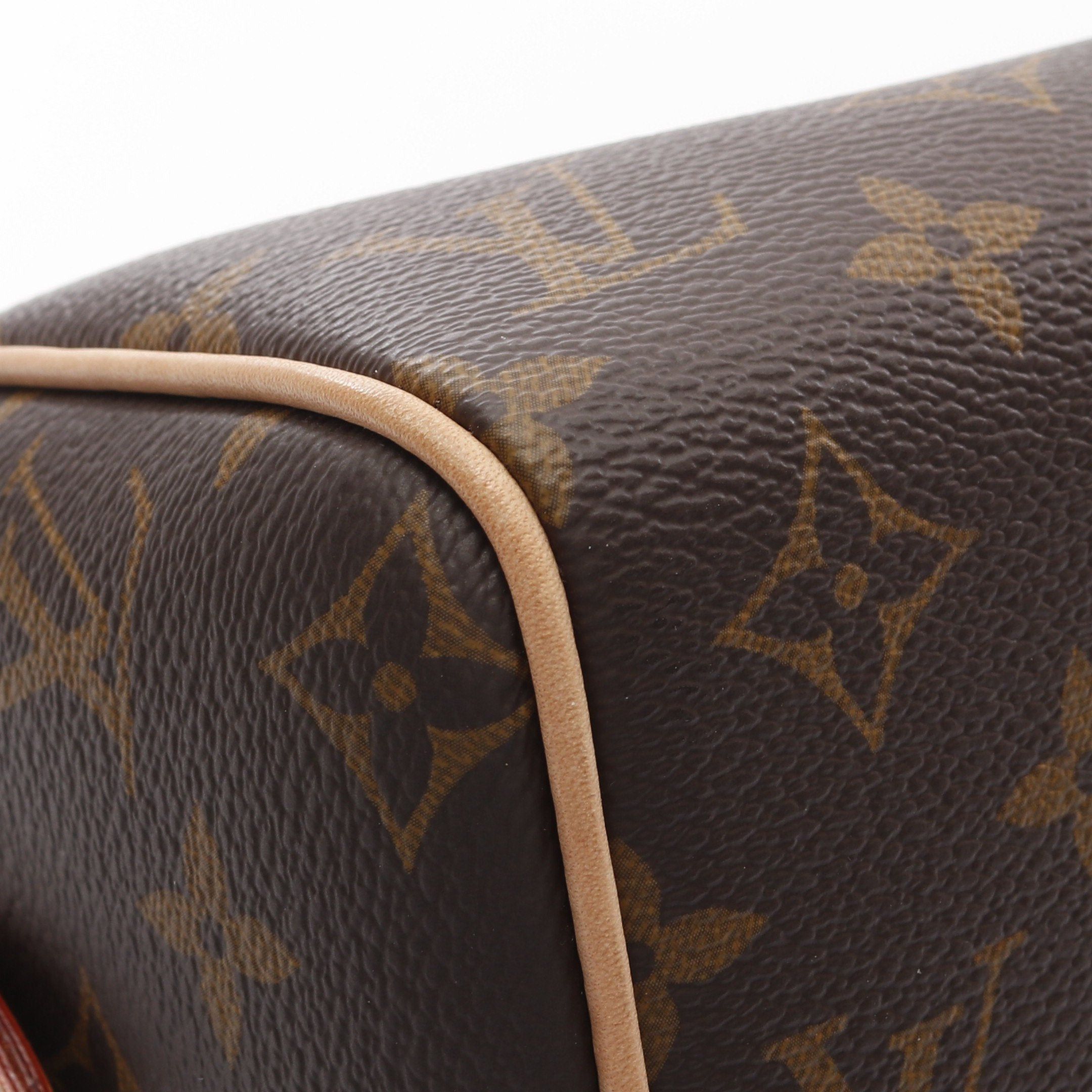 Louis Vuitton Louis Vuitton Speedy 20 Monogram Handbag Leather Brown Size ONE SIZE - 8 Thumbnail