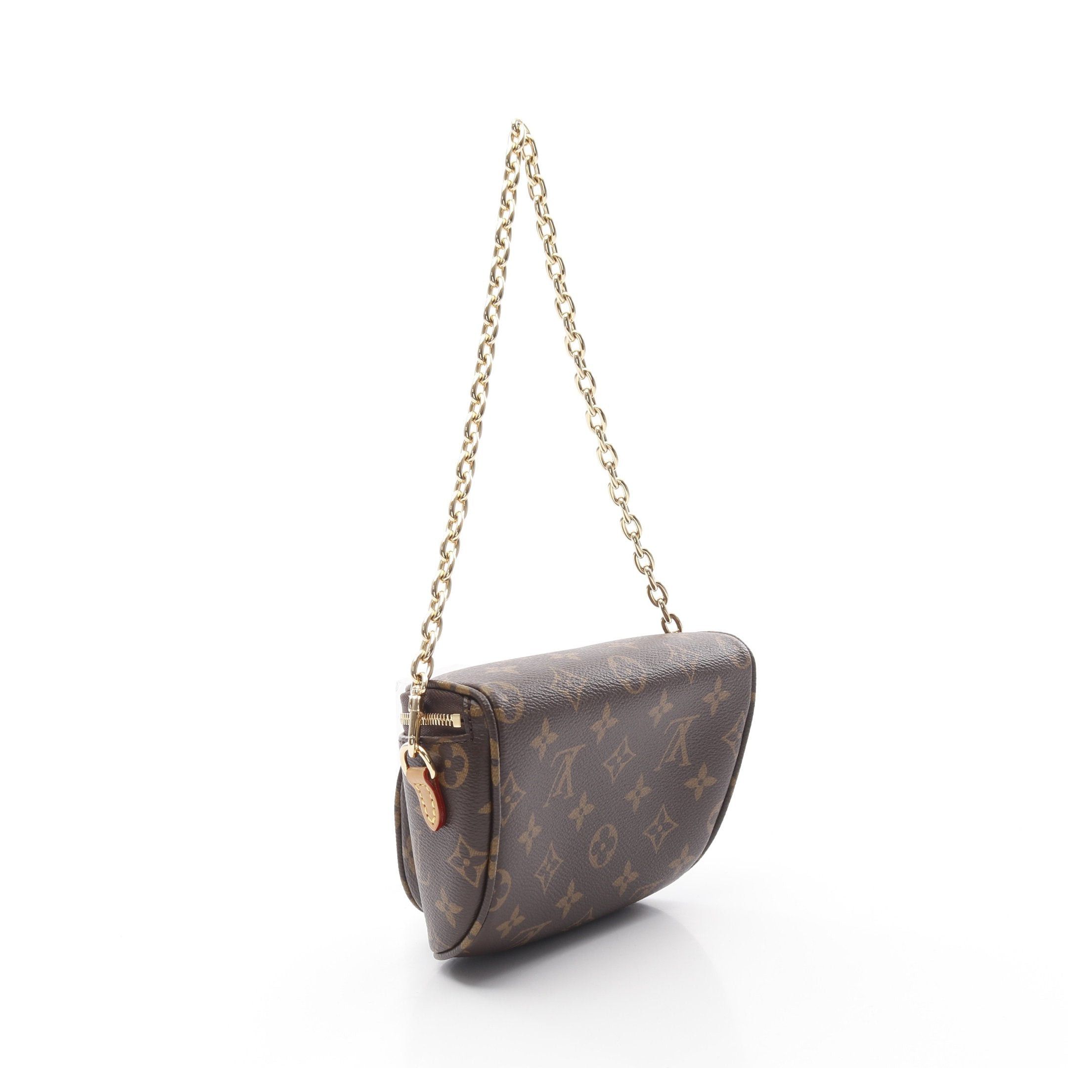 Louis Vuitton Louis Vuitton Mini Bum Bag Monogram Chain Handbag Leather Brown Size ONE SIZE - 2 Thumbnail