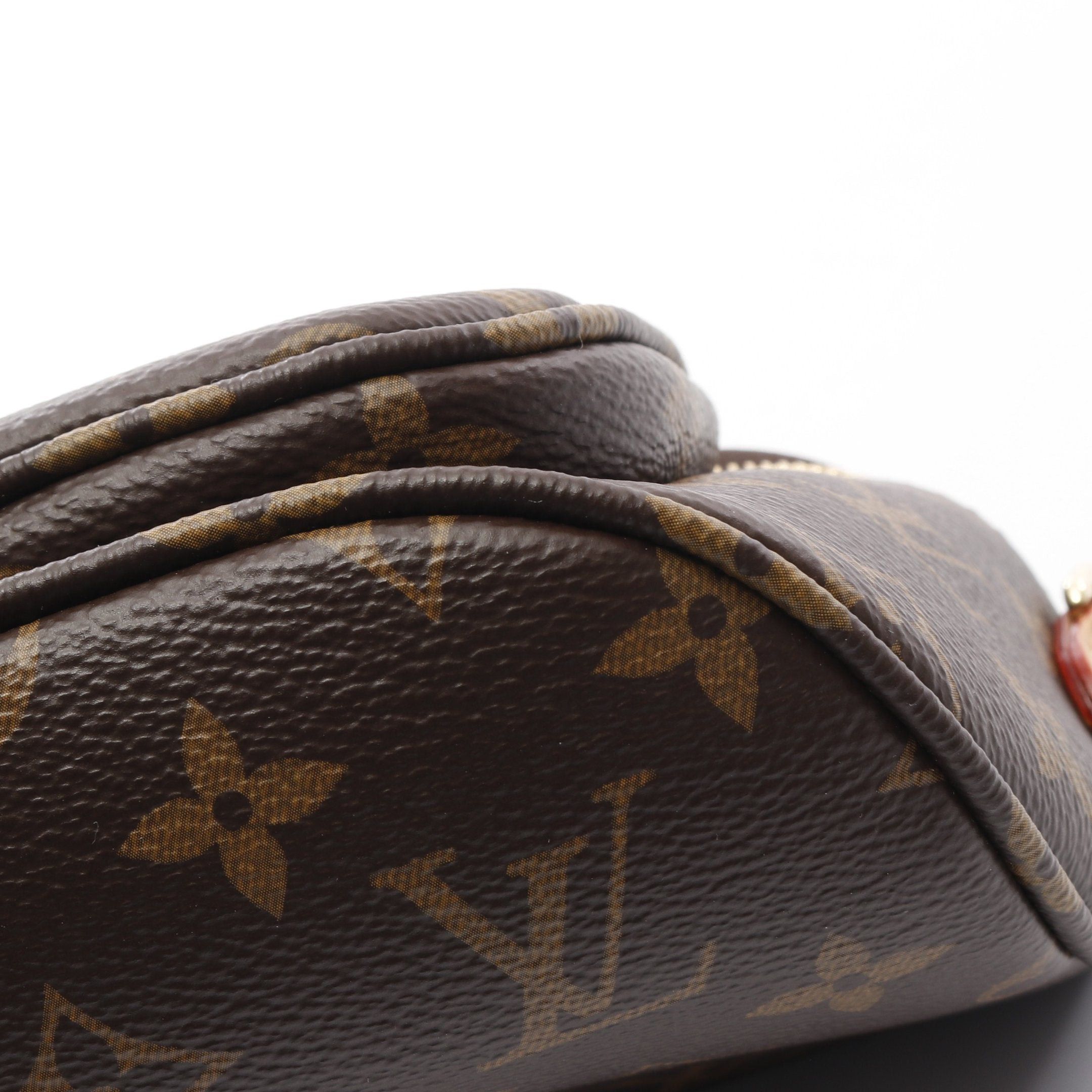 Louis Vuitton Louis Vuitton Mini Bum Bag Monogram Chain Handbag Leather Brown Size ONE SIZE - 7 Thumbnail