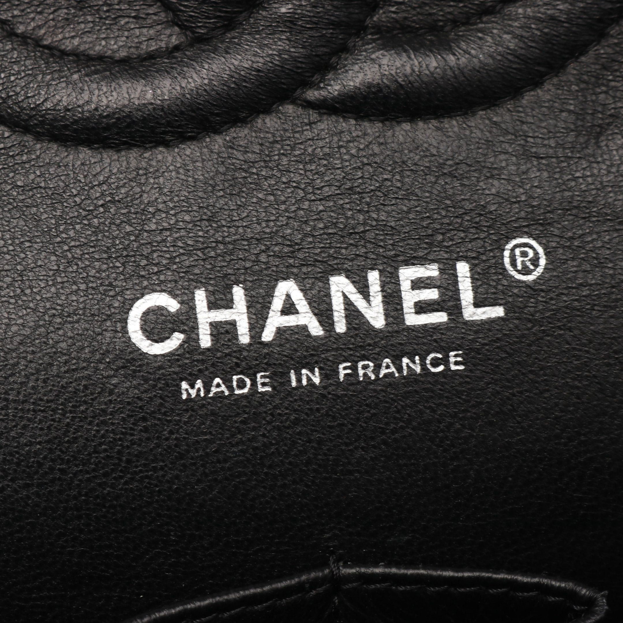 Chanel Chanel Matelasse Double Flap Chain Shoulder Bag Caviar Skin Black Silver Hardware Size ONE SIZE - 4 Thumbnail