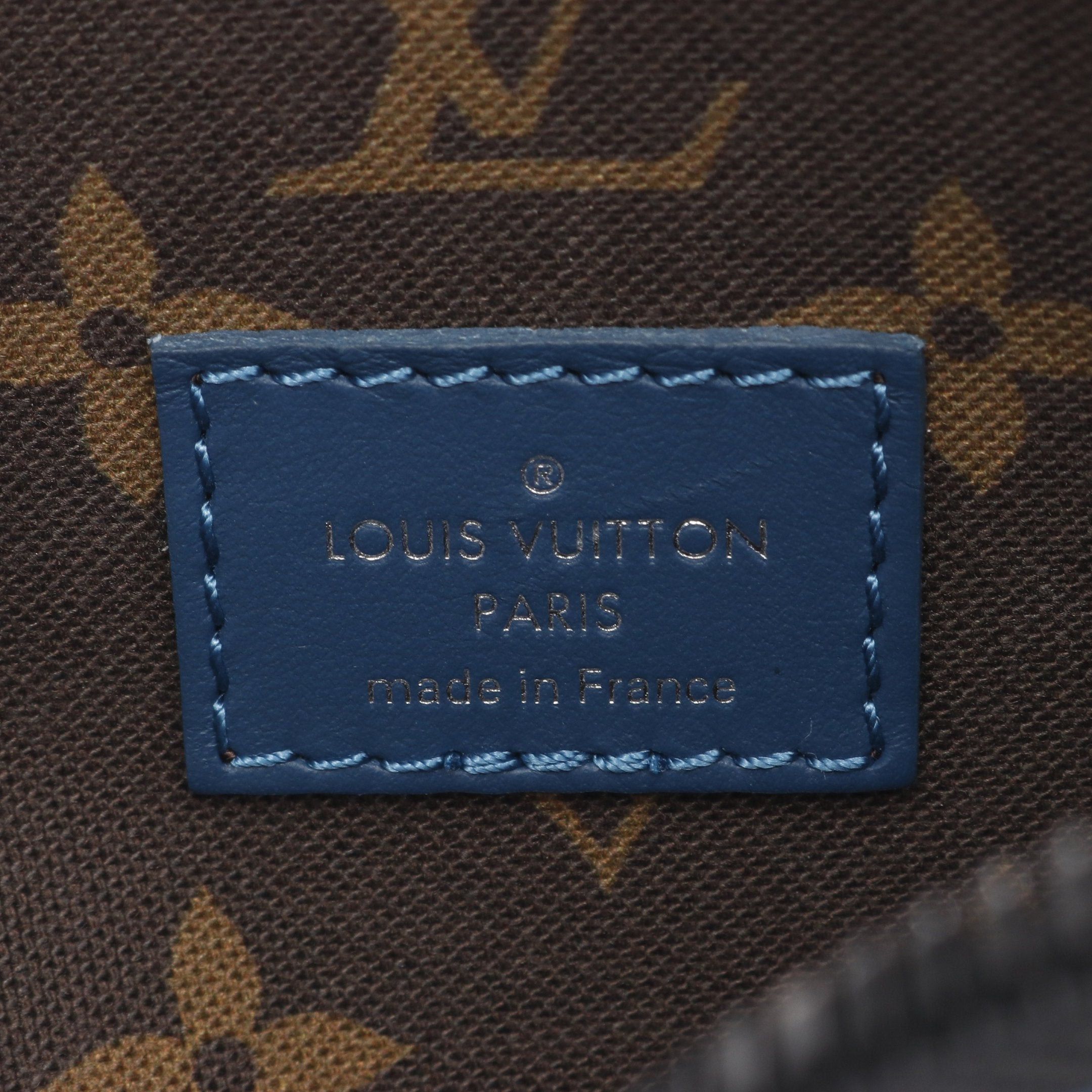 Louis Vuitton Louis Vuitton Keepall 25 Monogram Atlantic Handbag Blue Size ONE SIZE - 4 Thumbnail