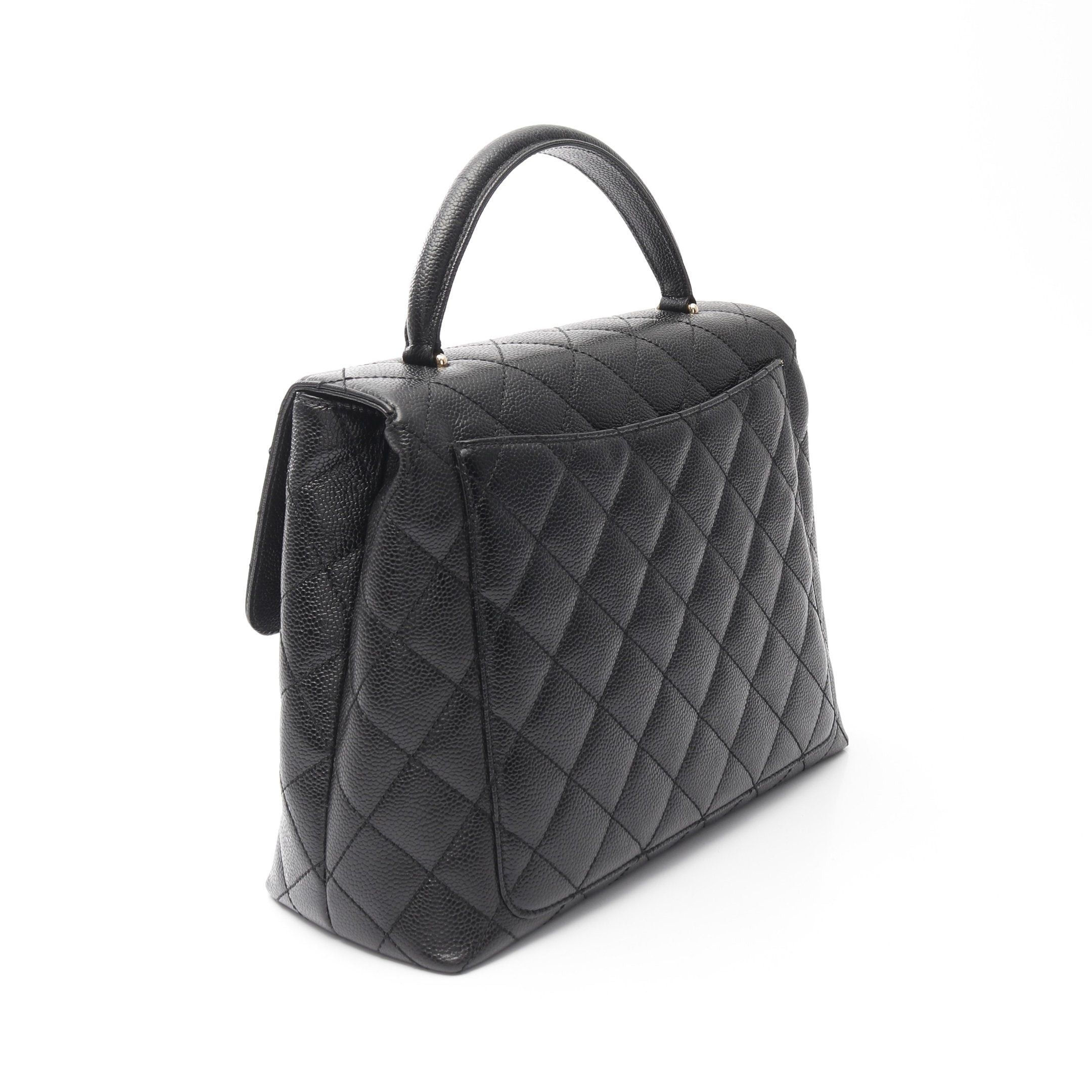 Chanel Chanel Matelasse Handbag Caviar Skin Black Gold Hardware Size ONE SIZE - 2 Thumbnail