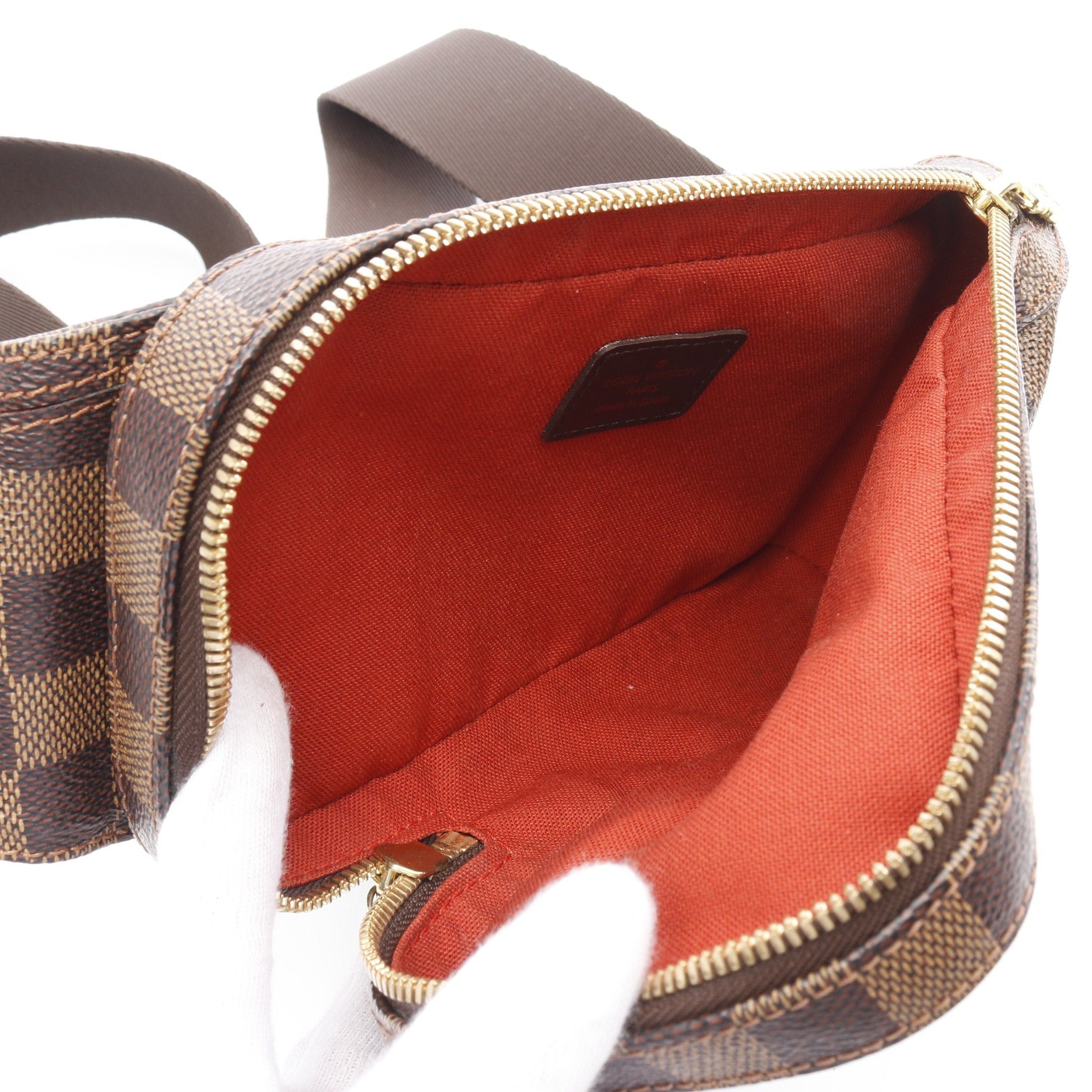 Louis Vuitton Louis Vuitton Geronimos Damier Ebene Body Bag Brown Size ONE SIZE - 3 Thumbnail