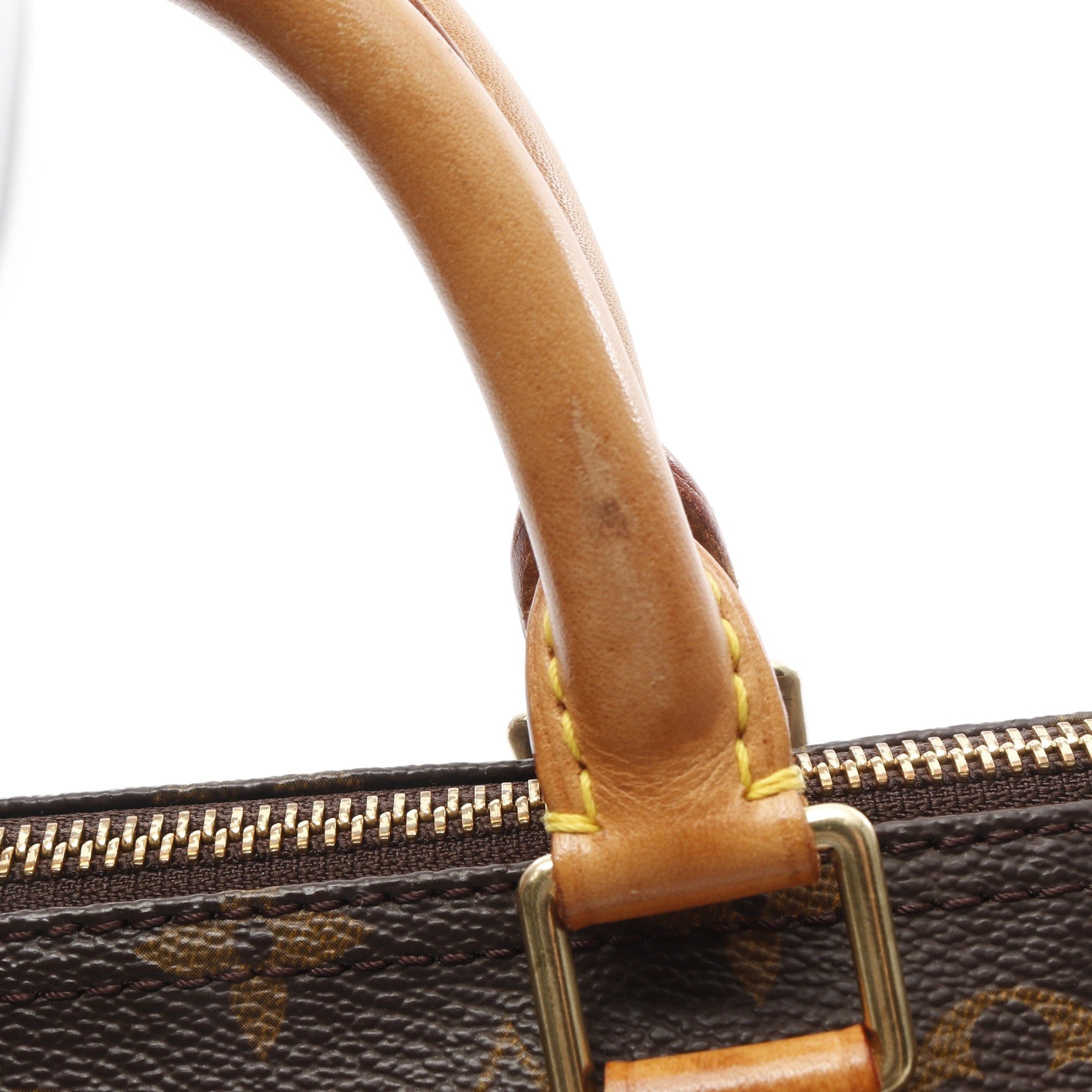 Louis Vuitton Louis Vuitton Speedy 30 Monogram Handbag Leather Brown Size ONE SIZE - 7 Thumbnail