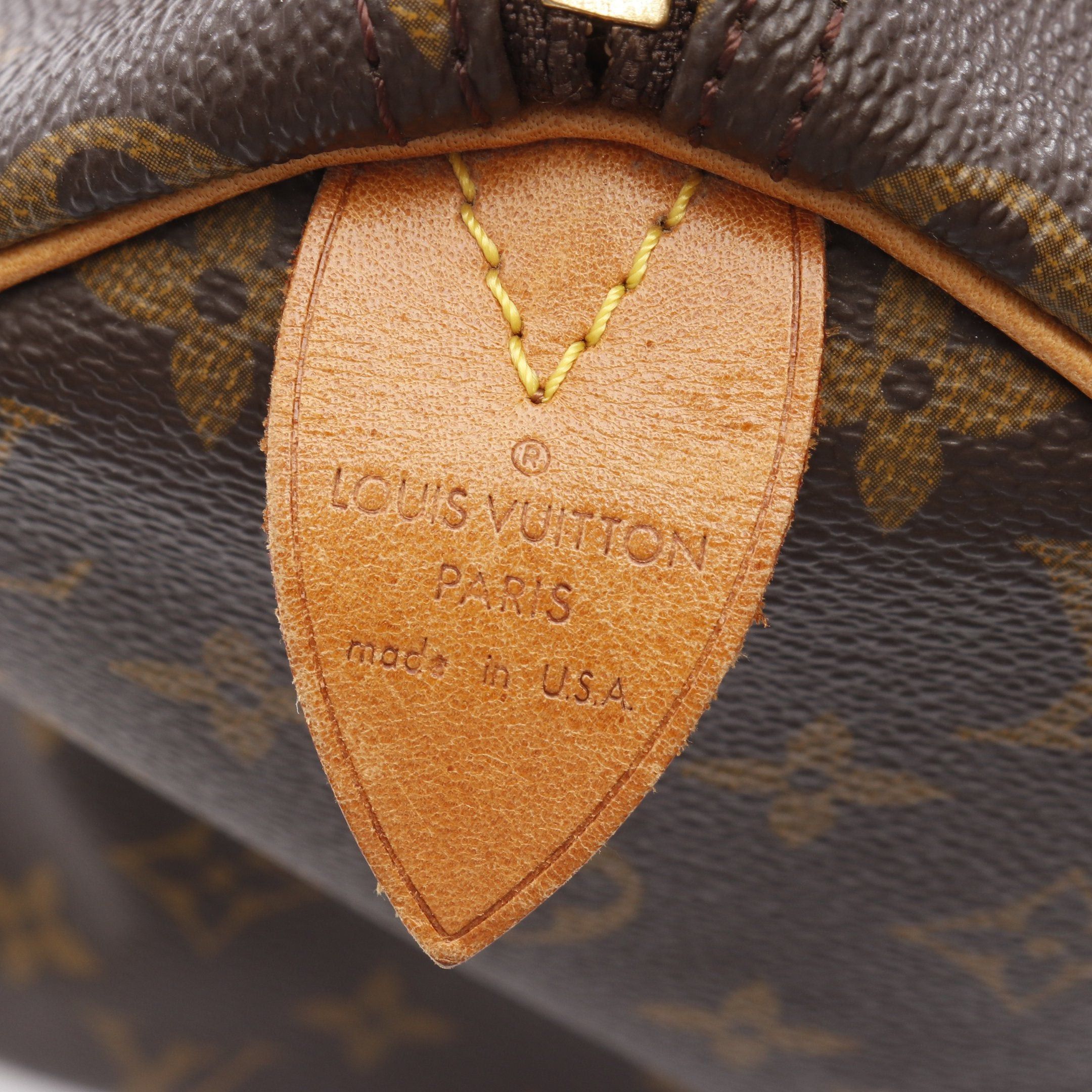 Louis Vuitton Louis Vuitton Speedy 30 Monogram Handbag Leather Brown Size ONE SIZE - 4 Thumbnail