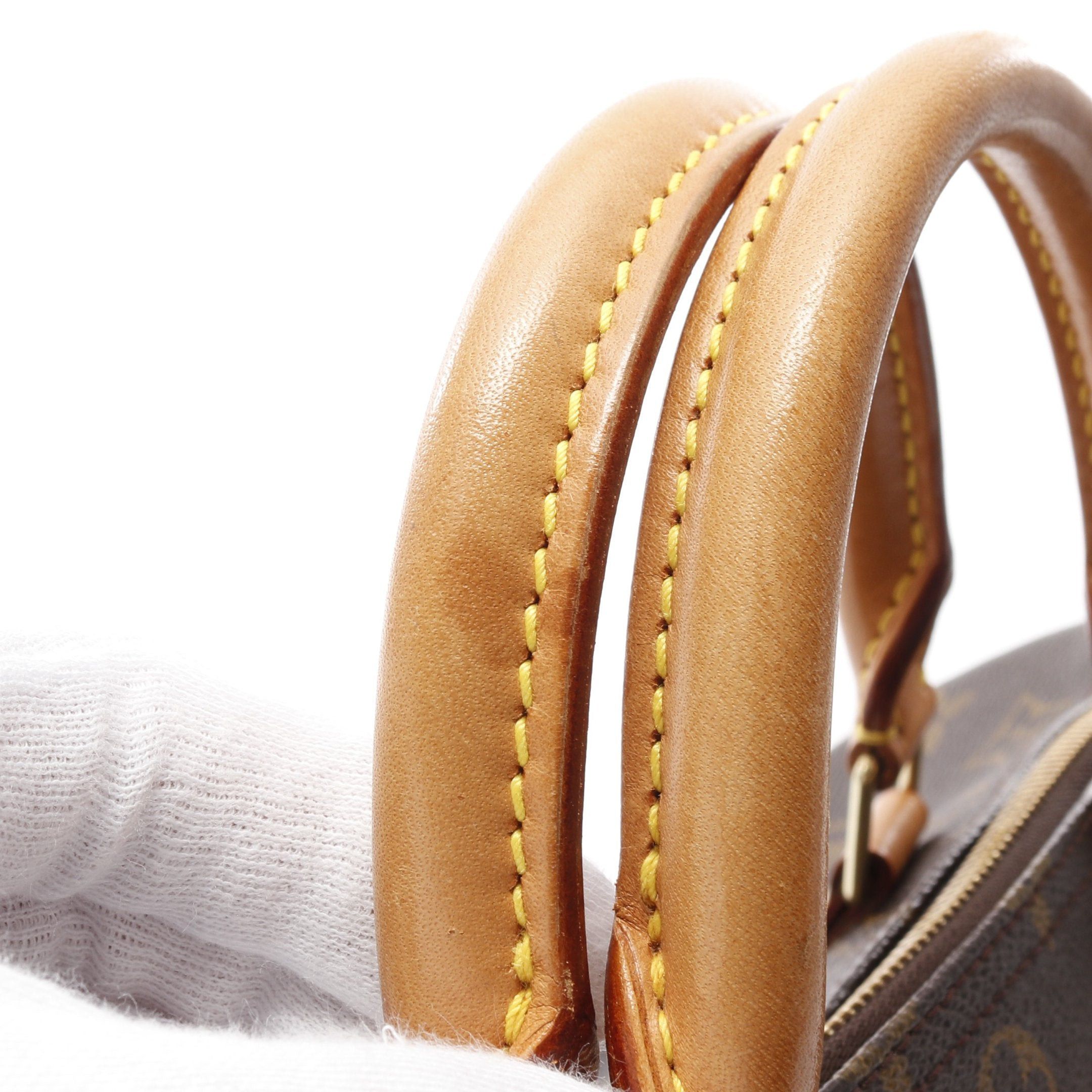 Louis Vuitton Louis Vuitton Speedy 30 Monogram Handbag Leather Brown Size ONE SIZE - 8 Thumbnail