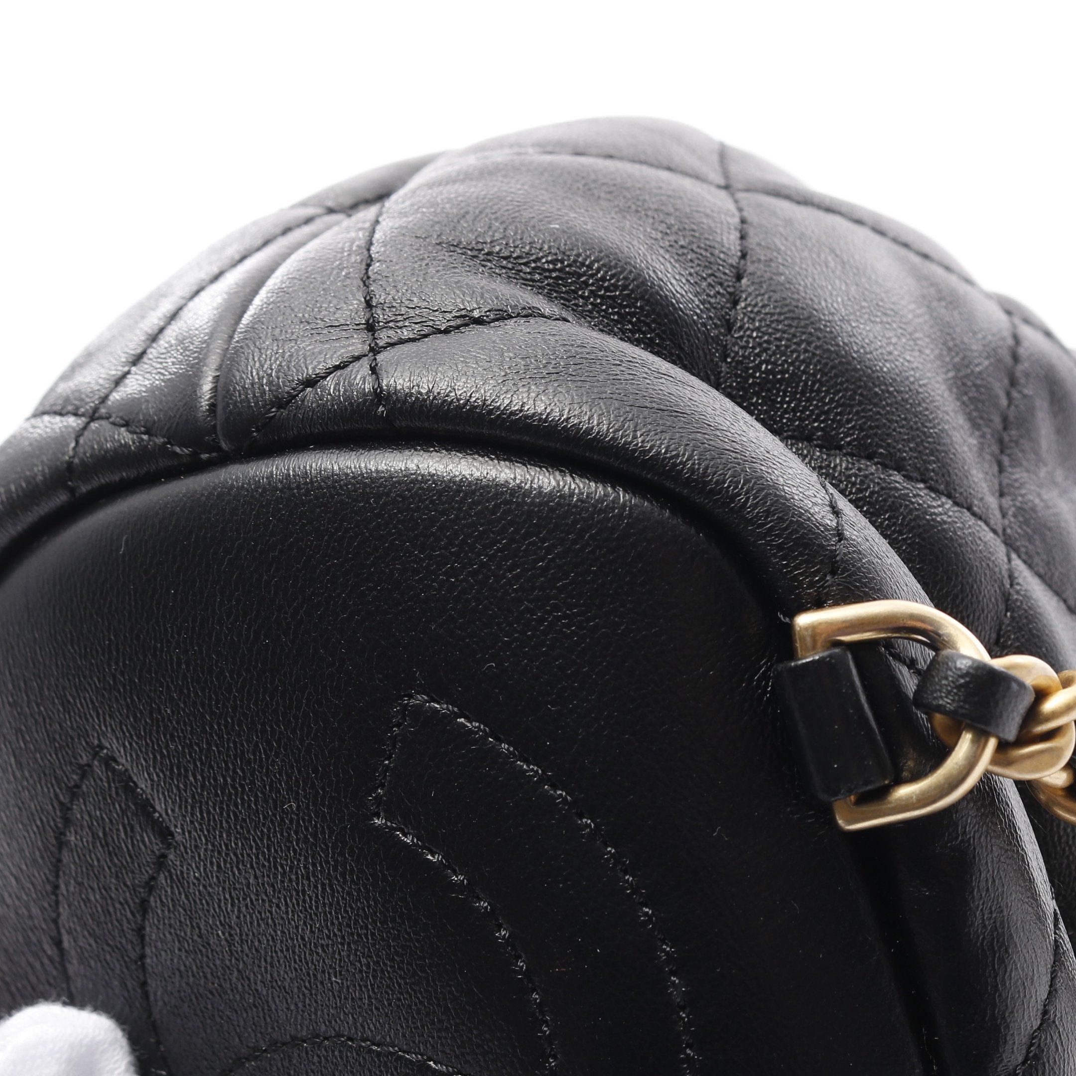 Chanel Chanel Matelasse Coco Mark Backpack Rucksack Lambskin Black Combination Metal Fittings Purse Size ONE SIZE - 10 Thumbnail