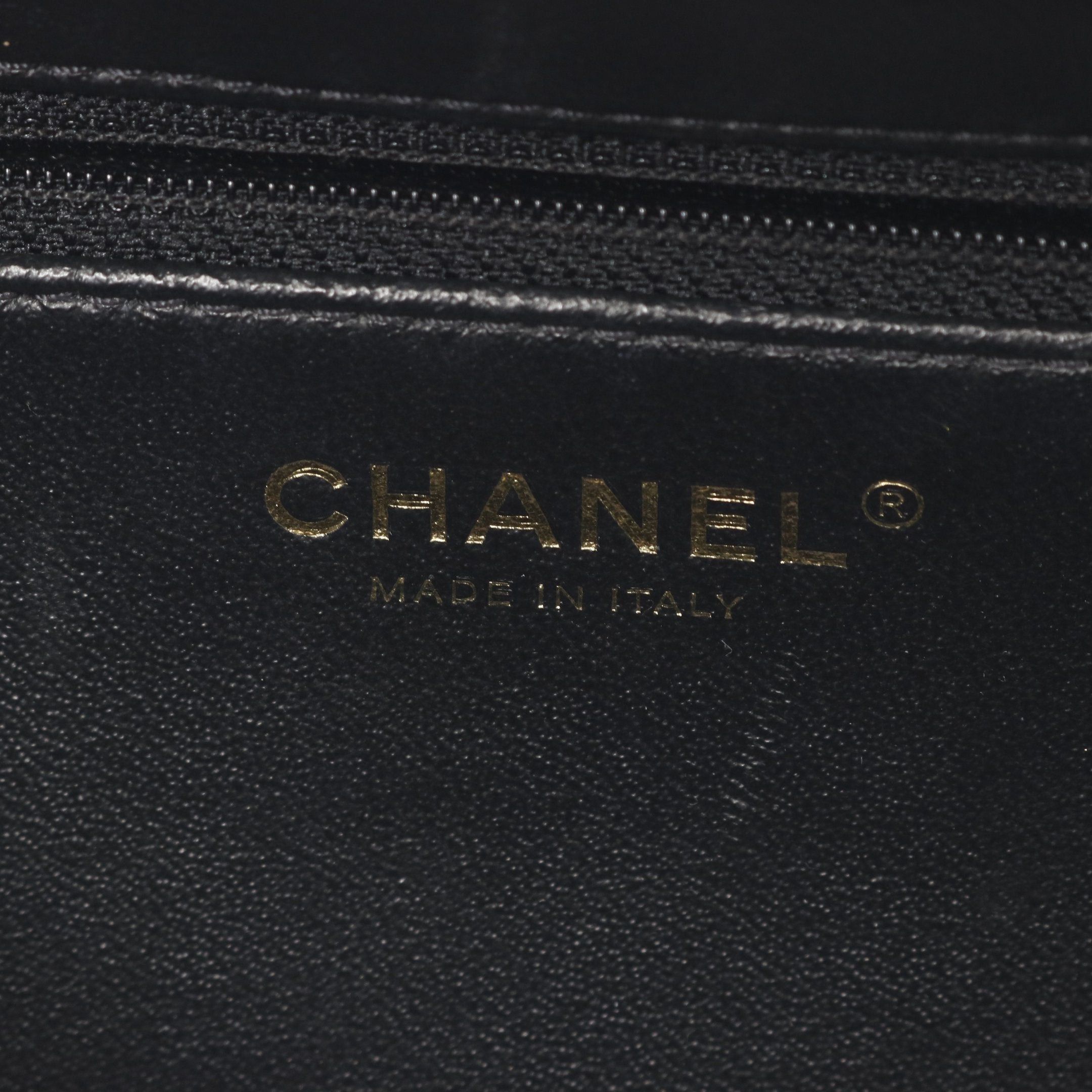 Chanel Chanel Matelasse Bowling Bag Chain Shoulder Lambskin Black Gold Hardware Size ONE SIZE - 5 Thumbnail